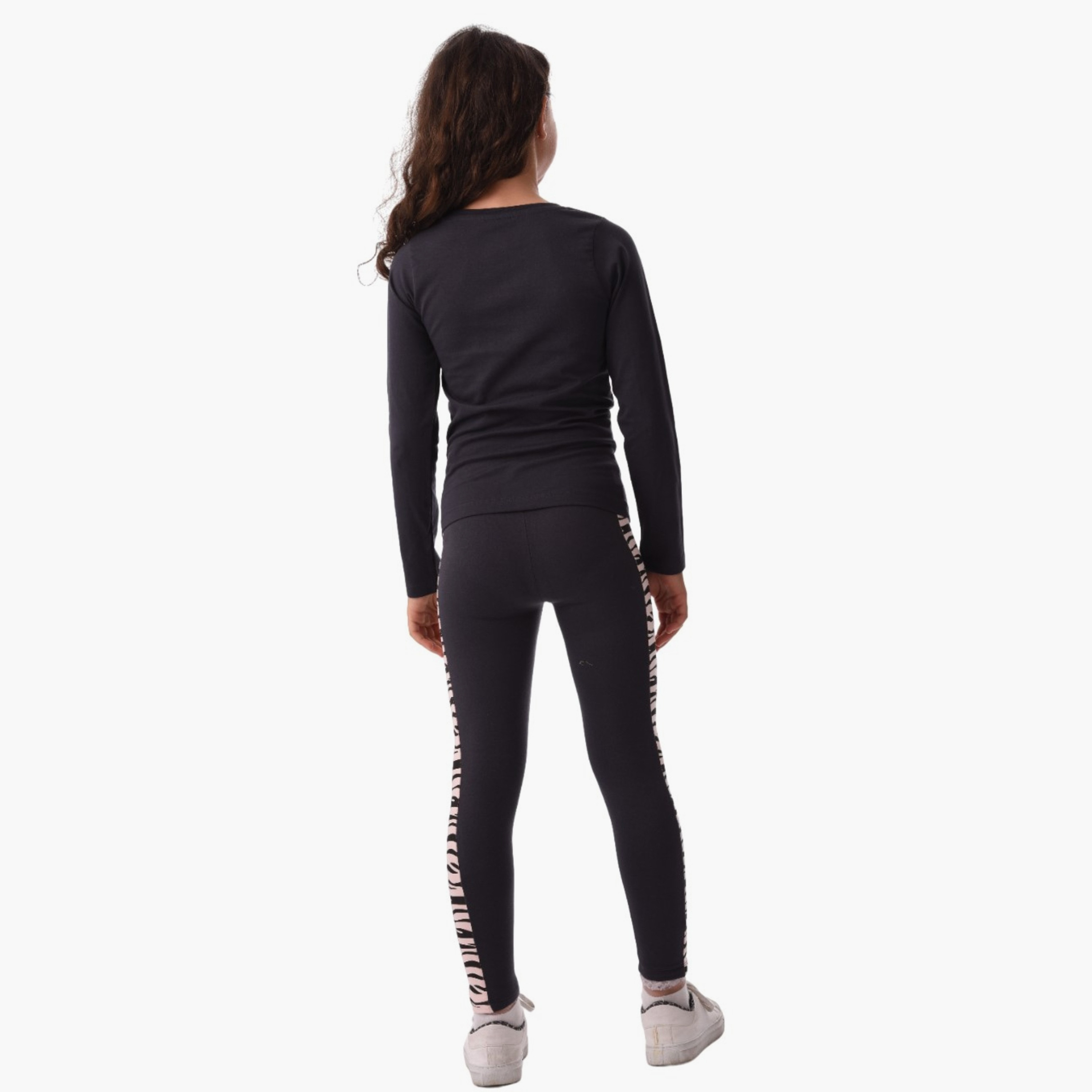 تيشيرت مطبوع بأكمام طويلة مع بنطال ضيق قطعتين من أورباسي-baby-girls-clothing-setsandcoords-image-5