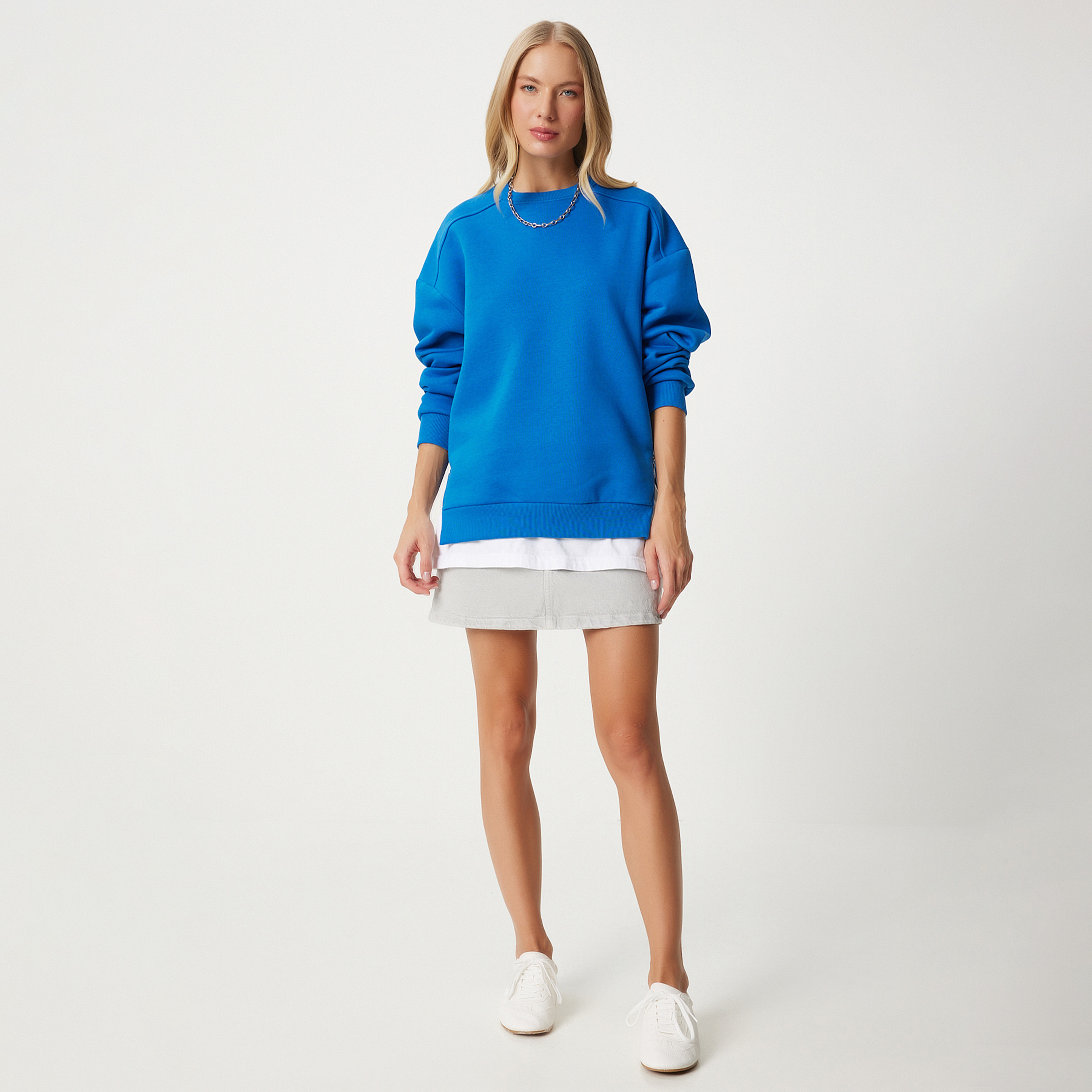 Happiness Istanbul Blue Women's Sweatshirt-women-clothing-hoodiesandsweatshirts-sweatshirts-image-2