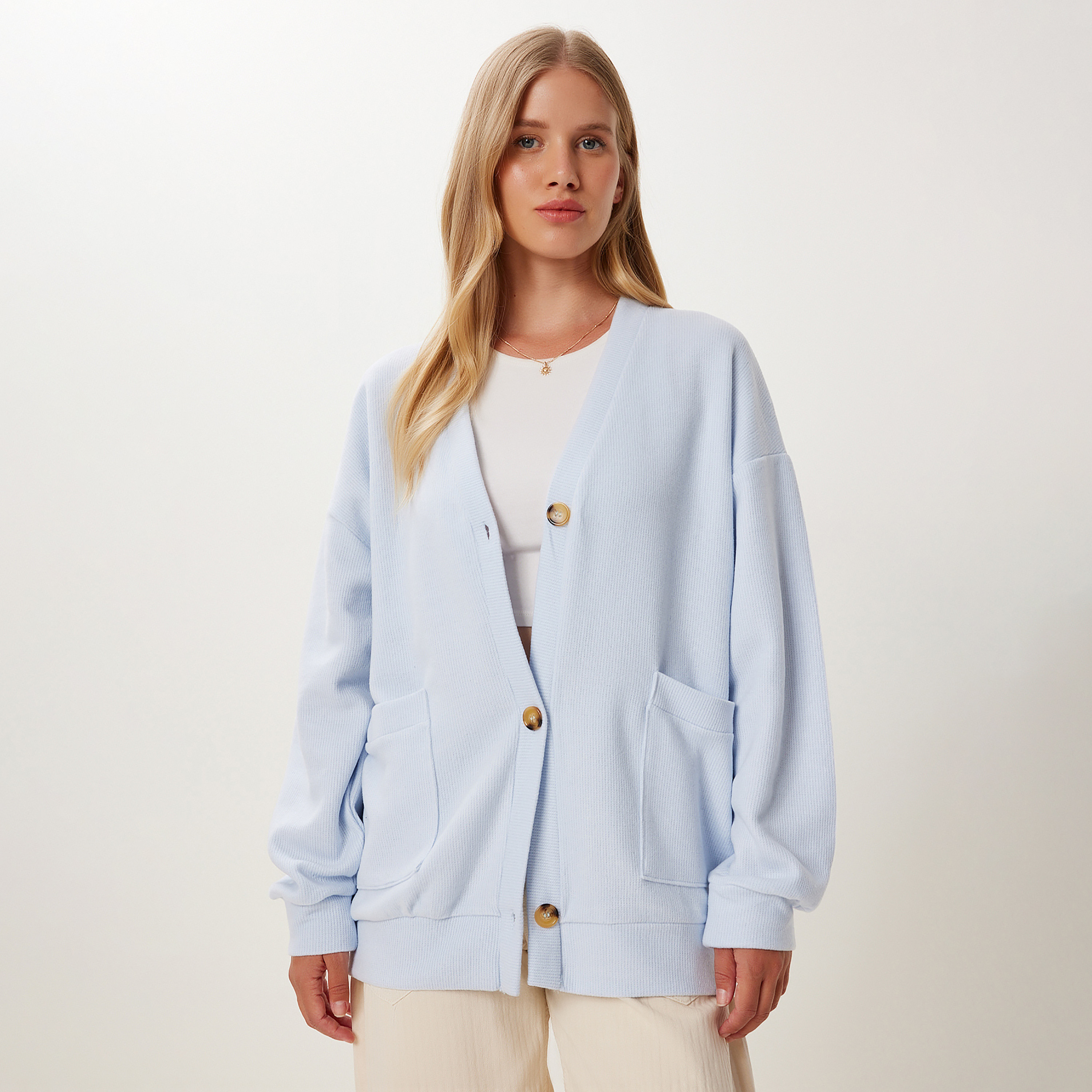 سعادة إسطنبول أكمام نسائية بأكمام زرقاء فاتحة-women-winterwear-cardigansandjumpers-cardigans-image-1