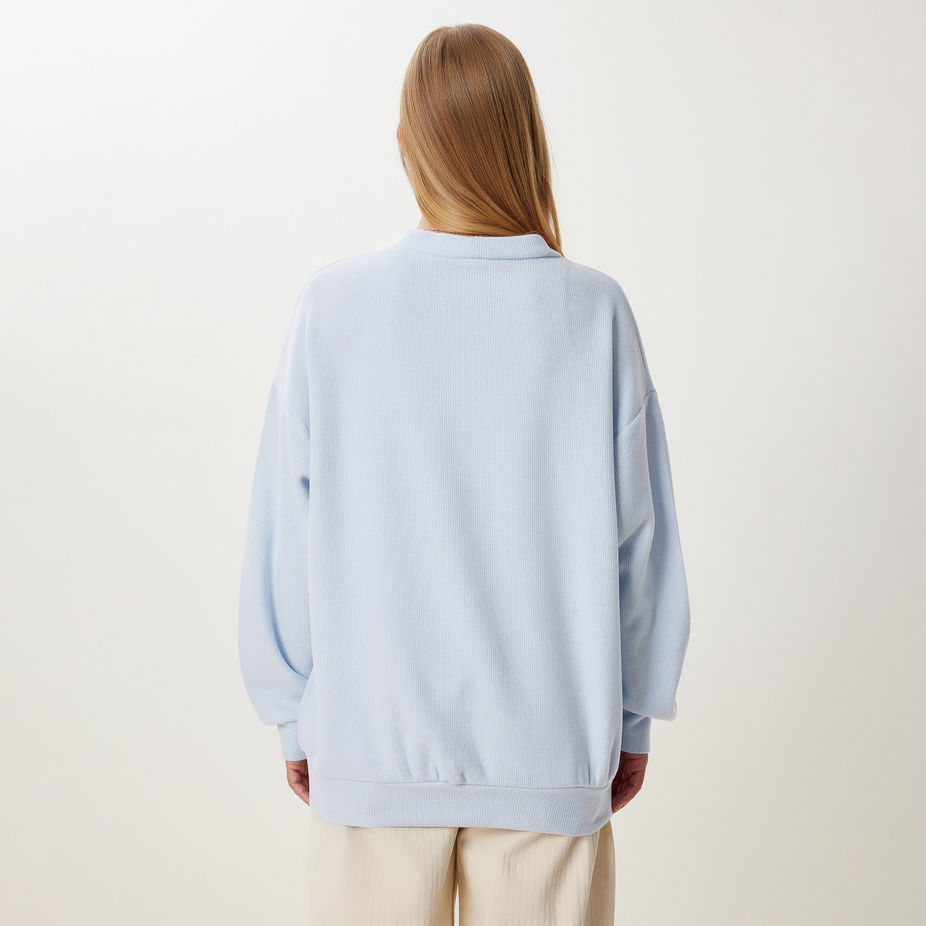 سعادة إسطنبول أكمام نسائية بأكمام زرقاء فاتحة-women-winterwear-cardigansandjumpers-cardigans-image-3