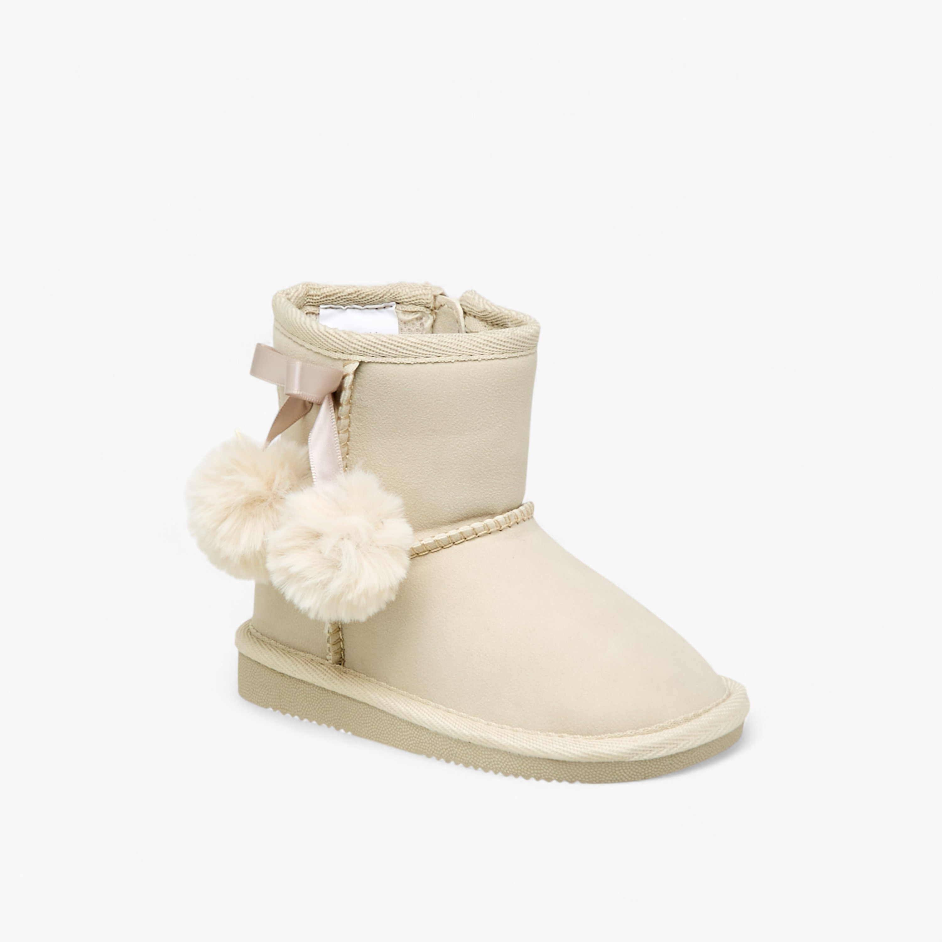 بوت كاحل بسحاب إغلاق وزينة بوم بوم من فلورا بيلا-girls-shoes-boots-image-2