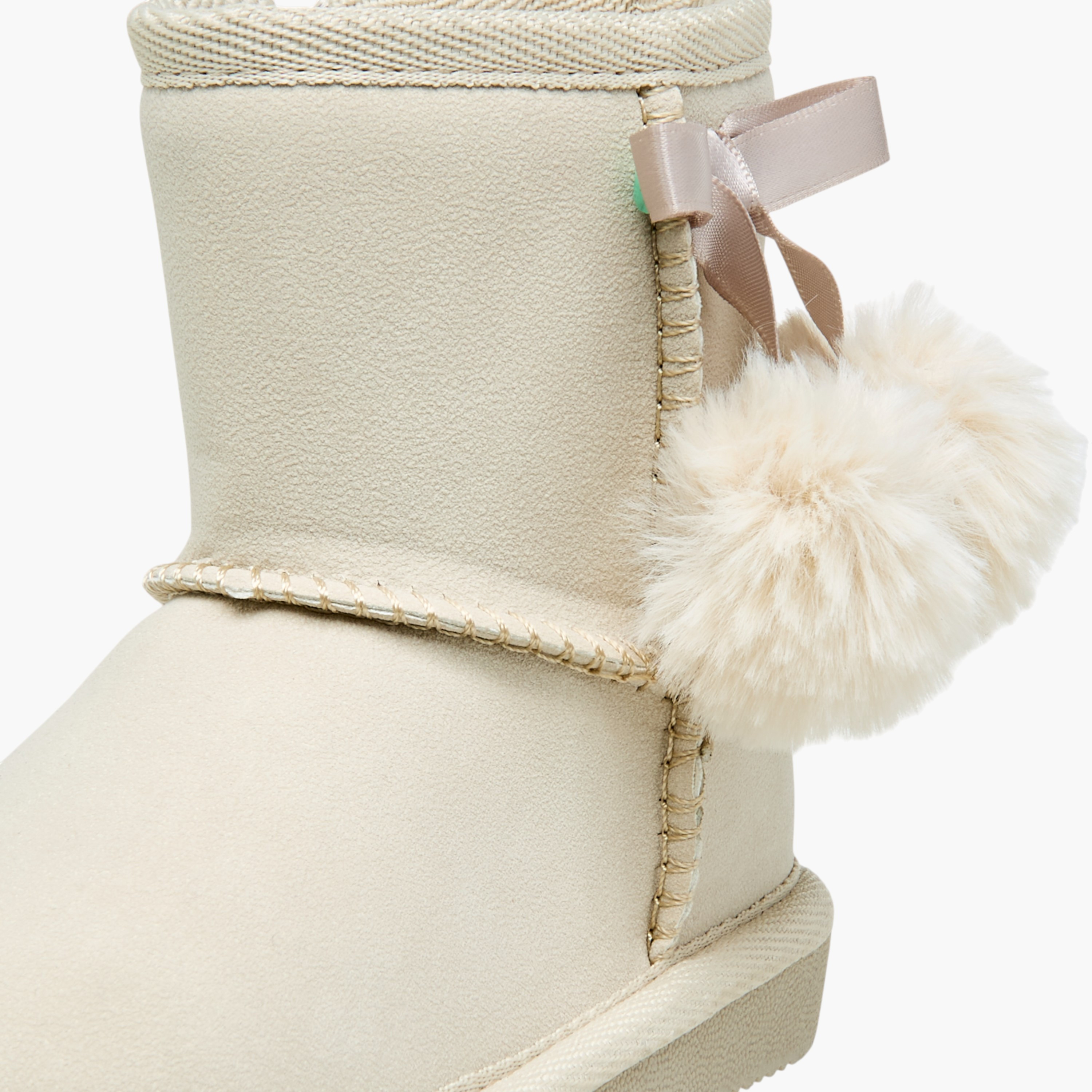 بوت كاحل بسحاب إغلاق وزينة بوم بوم من فلورا بيلا-girls-shoes-boots-image-4