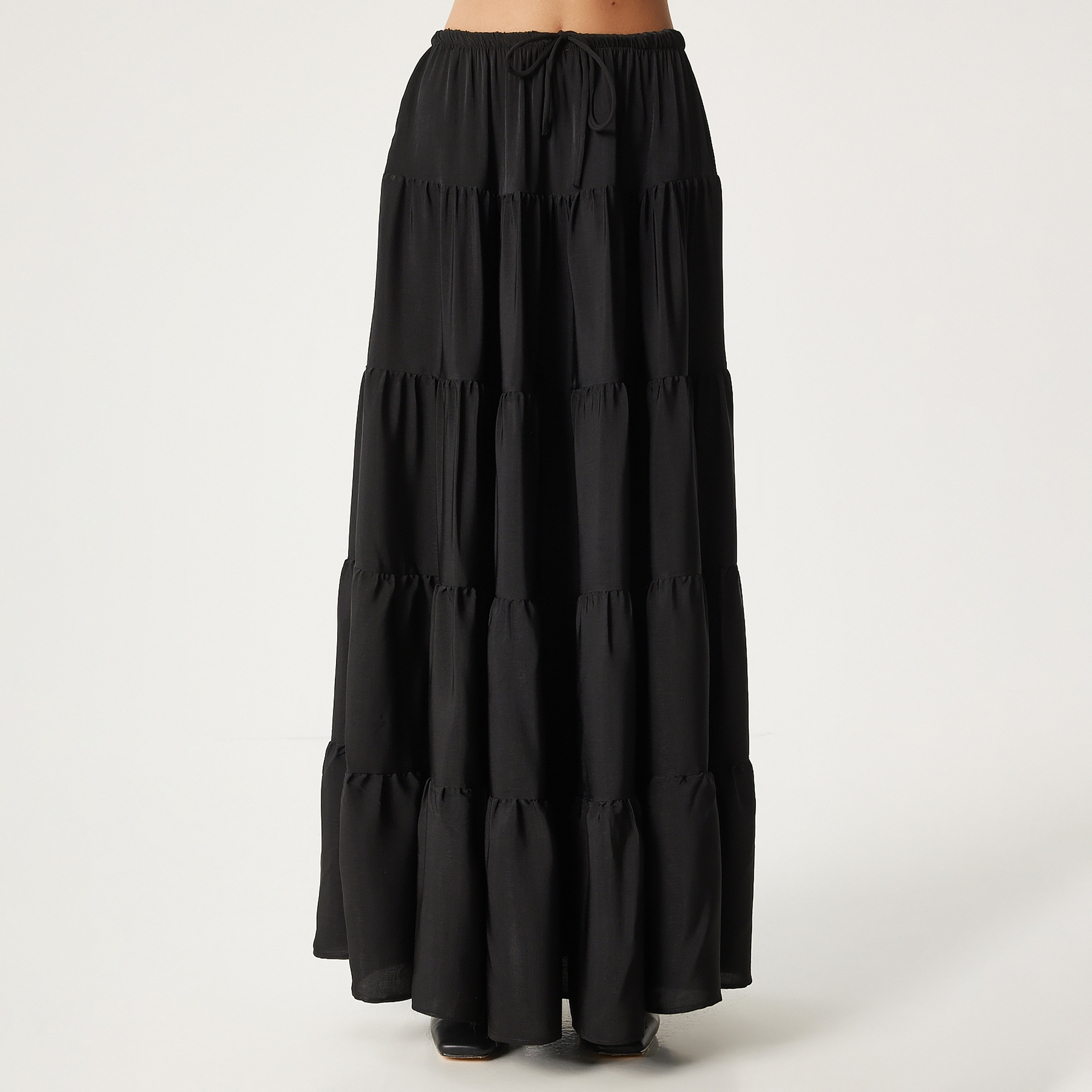 Happiness Istanbul High-Rise Women's Tiered Maxi Skirt-women-clothing-bottoms-skirts-image-1