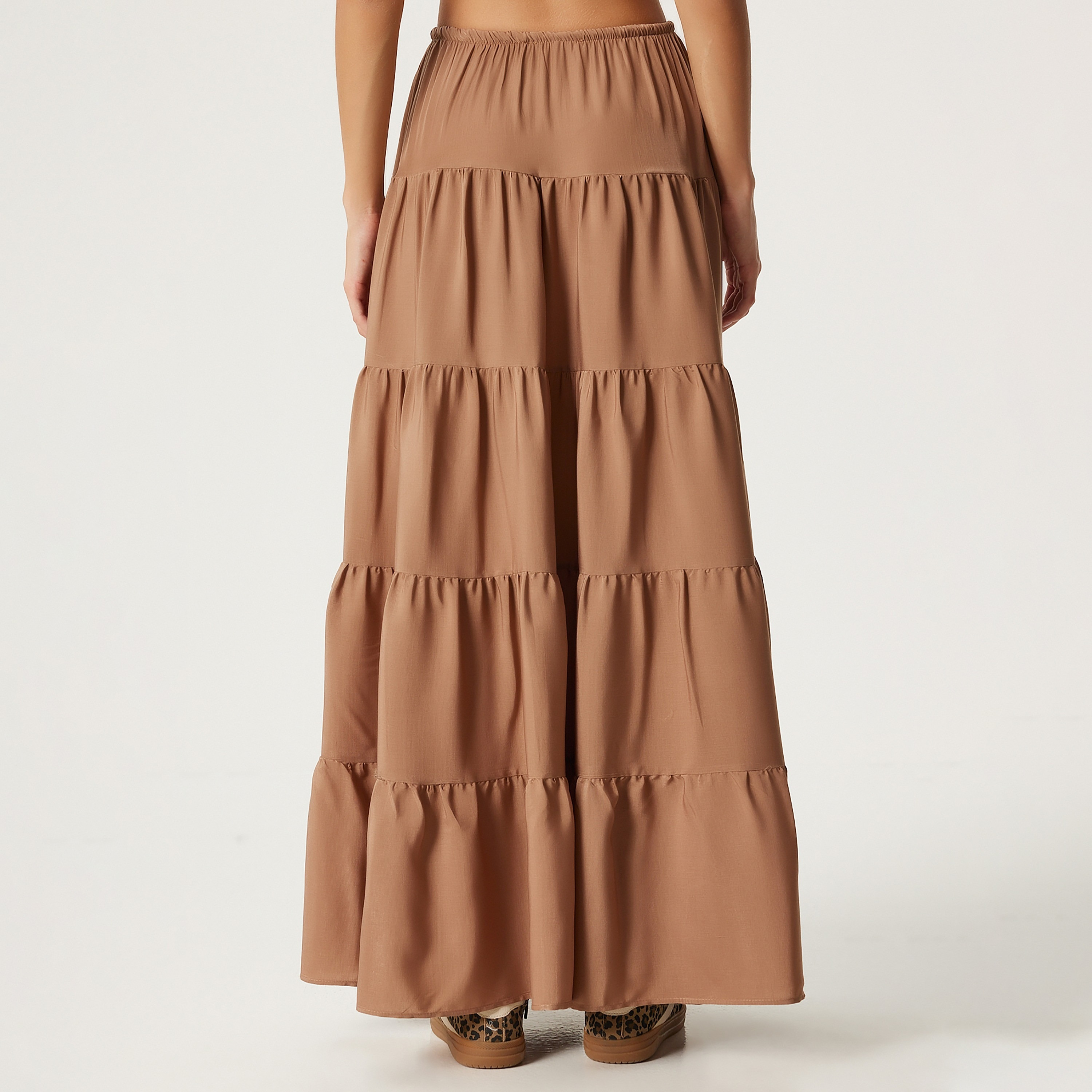 Happiness Istanbul High-Rise Women's Tiered Maxi Skirt-women-clothing-bottoms-skirts-image-3