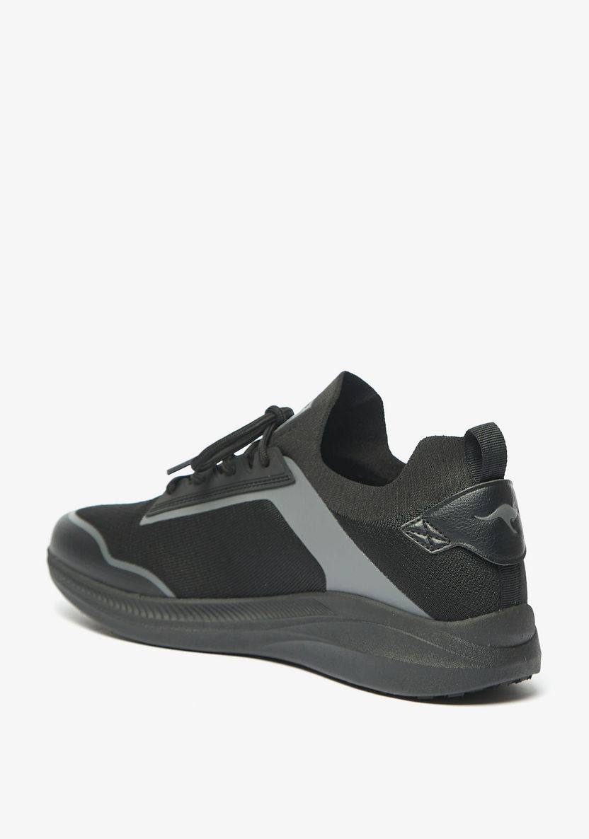 KangaROOS Men's Panel Detail Walking Shoes with Lace-Up Closure-Men%27s Sports Shoes-image-2