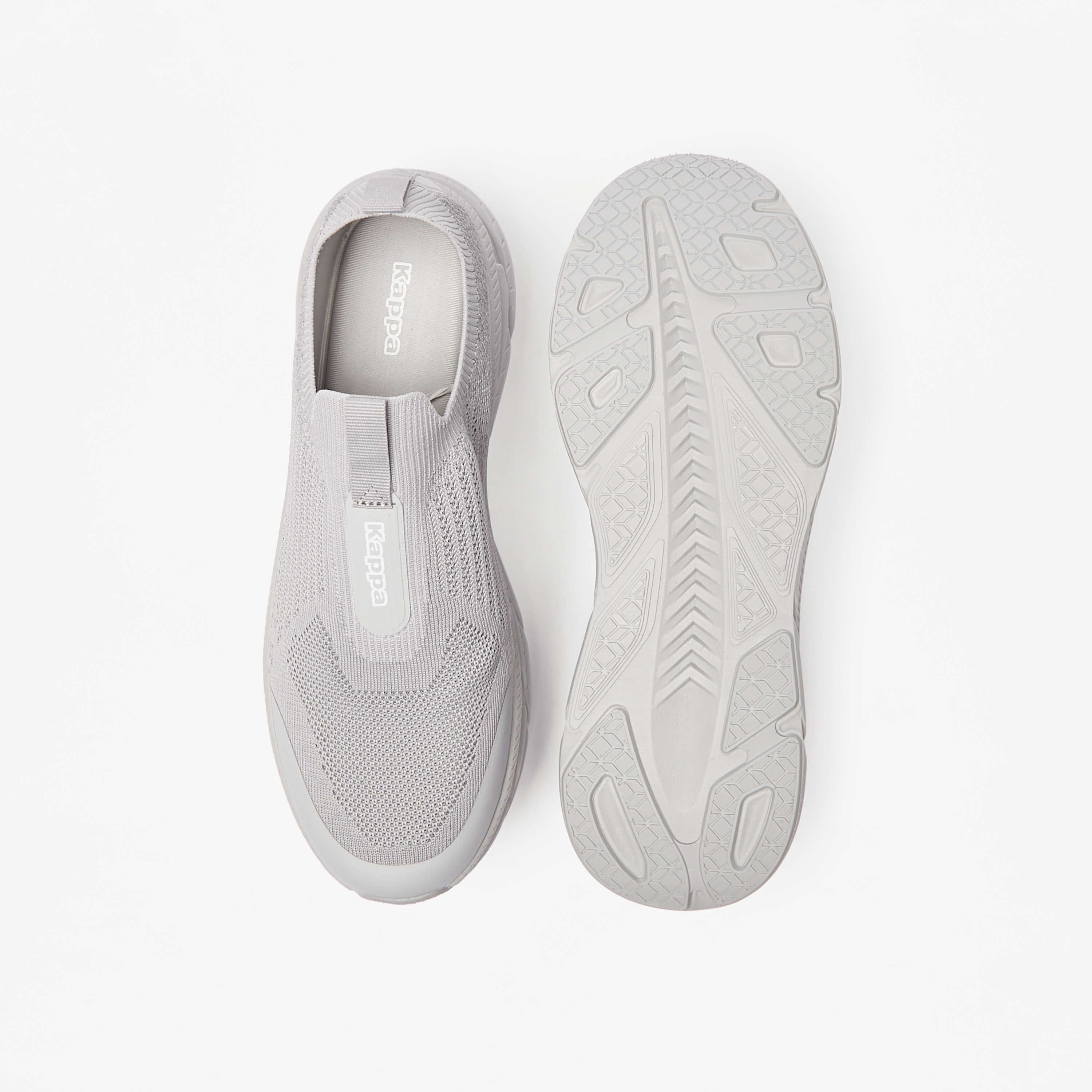 Kappa Men's Solid Slip-On Lightweight Walking Shoes with Pull Tabs-sports-men-shoes-image-4