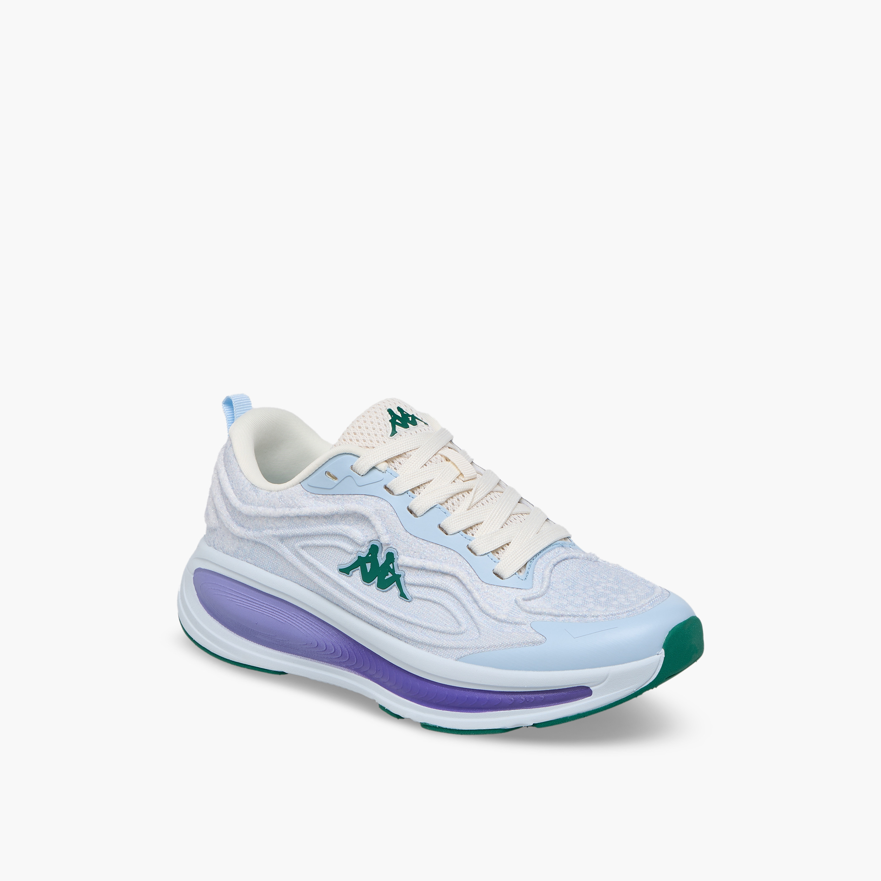 Kappa Women Textured Lace-Up Sports Shoes-women-shoes-sneakers-image-2