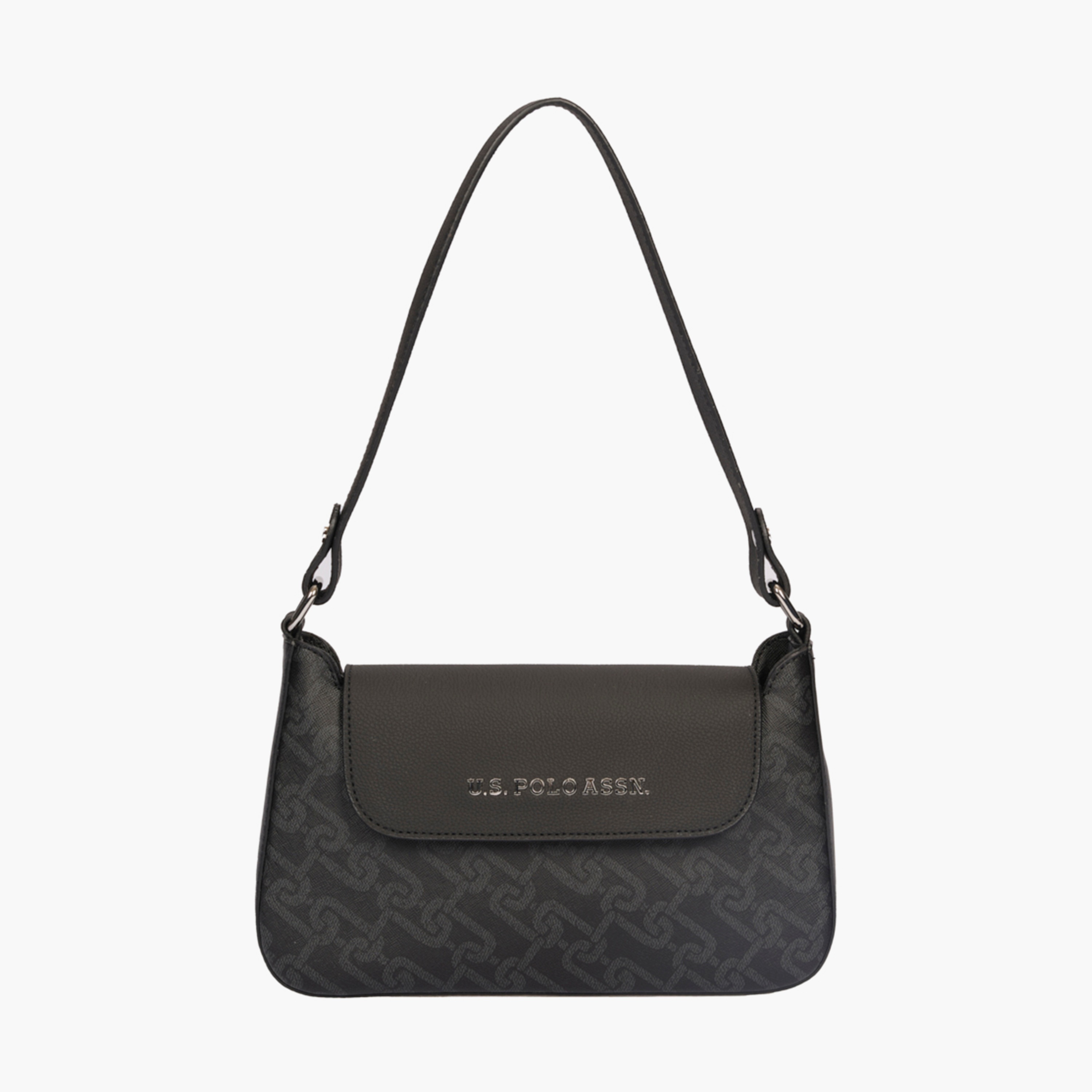  حقيبة كتف من يو اس بولو اسن مع مطبوعة بقفل مغناطيسي باللون البني-women-bagsandwallets-handbags-image-3