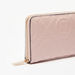 Elle Embossed Zip Around Wallet-Wallets & Clutches-thumbnail-1