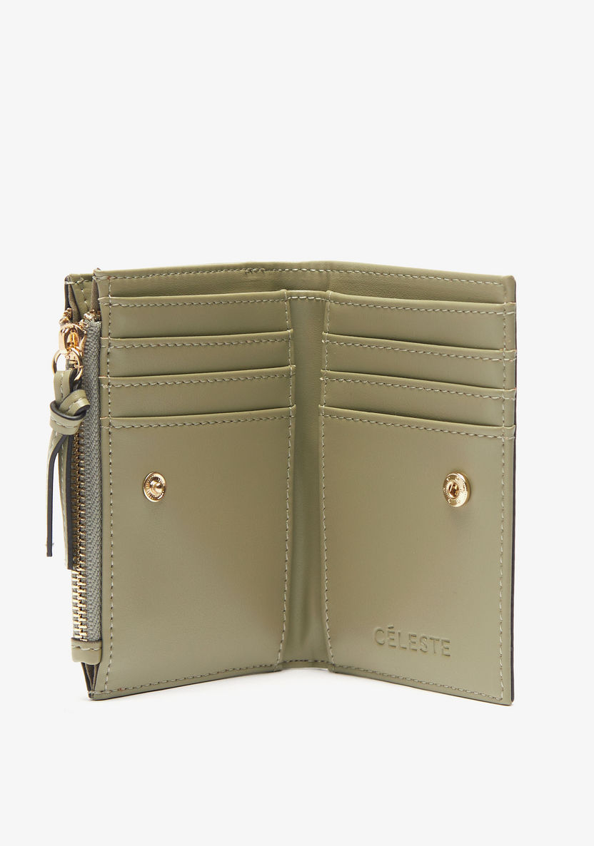 Celeste Solid Bi-Fold Wallet-Wallets & Clutches-image-1
