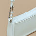 Missy Solid Shoulder Bag with Pearl Embellished Detail Buckle Accent-Women%27s Handbags-thumbnail-2