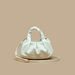 Missy Pleated Bowler Bag with Detachable Strap and Zip Closure-Women%27s Handbags-thumbnail-0