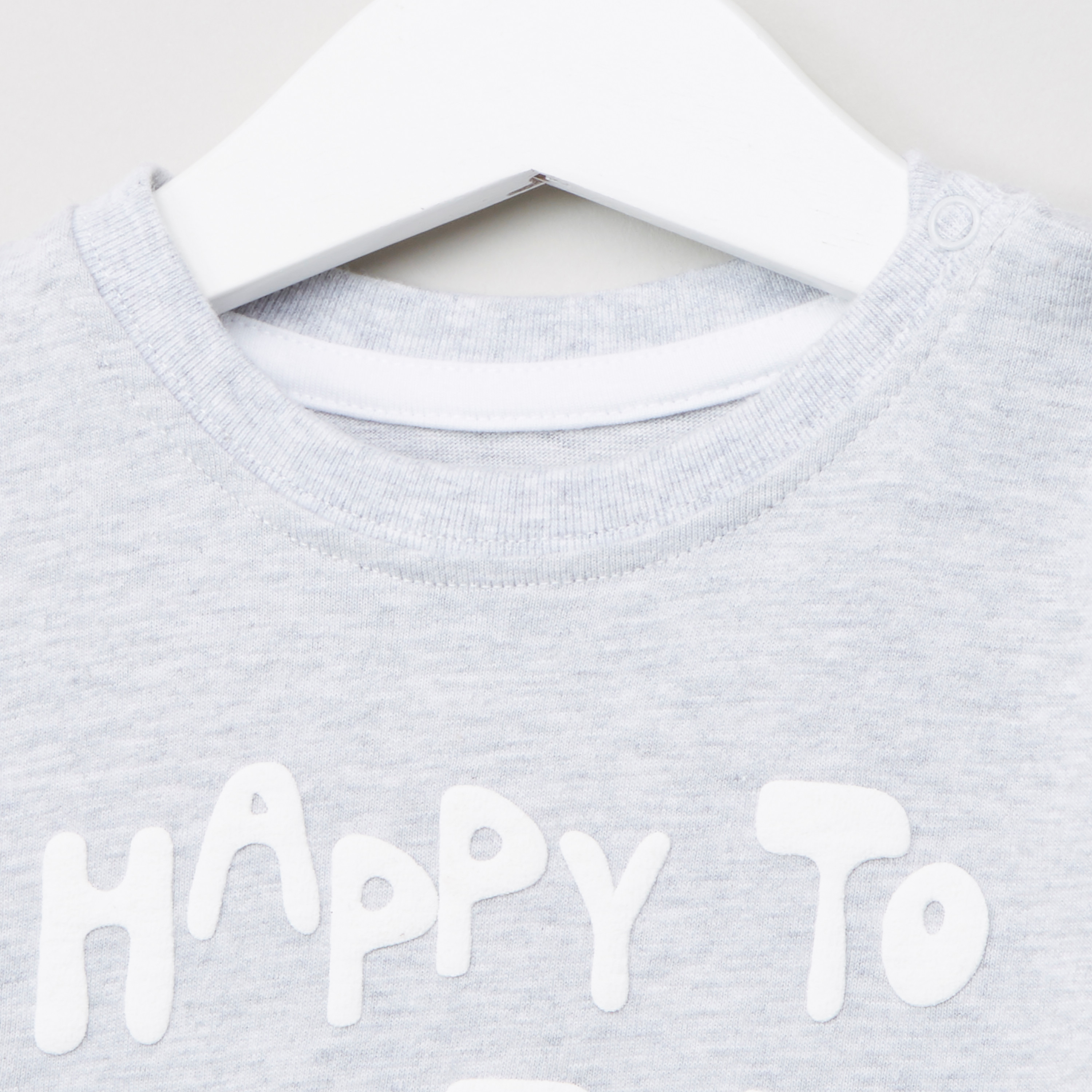 Juniors Printed T-shirt with Round Neck and Long Sleeves-boys-clothing-tshirtsandpolos-image-2