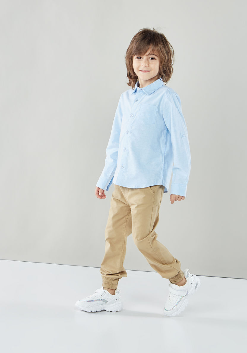 Juniors Full Length Pants with Pocket Detail-Pants-image-0
