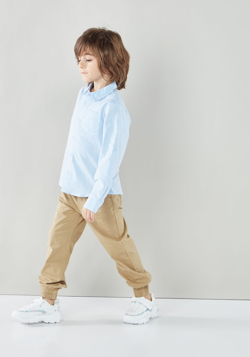 Juniors Full Length Pants with Pocket Detail-Pants-image-2