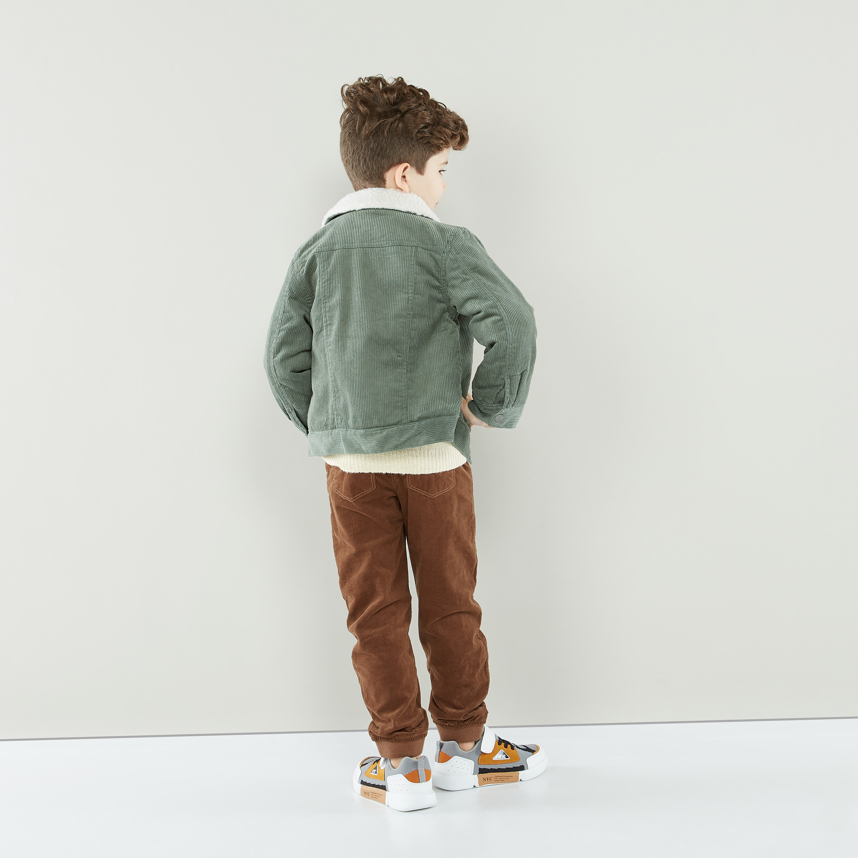 Juniors Solid Heavy Jacket with Long Sleeves-boys-clothing-jacketsandcoats-image-4