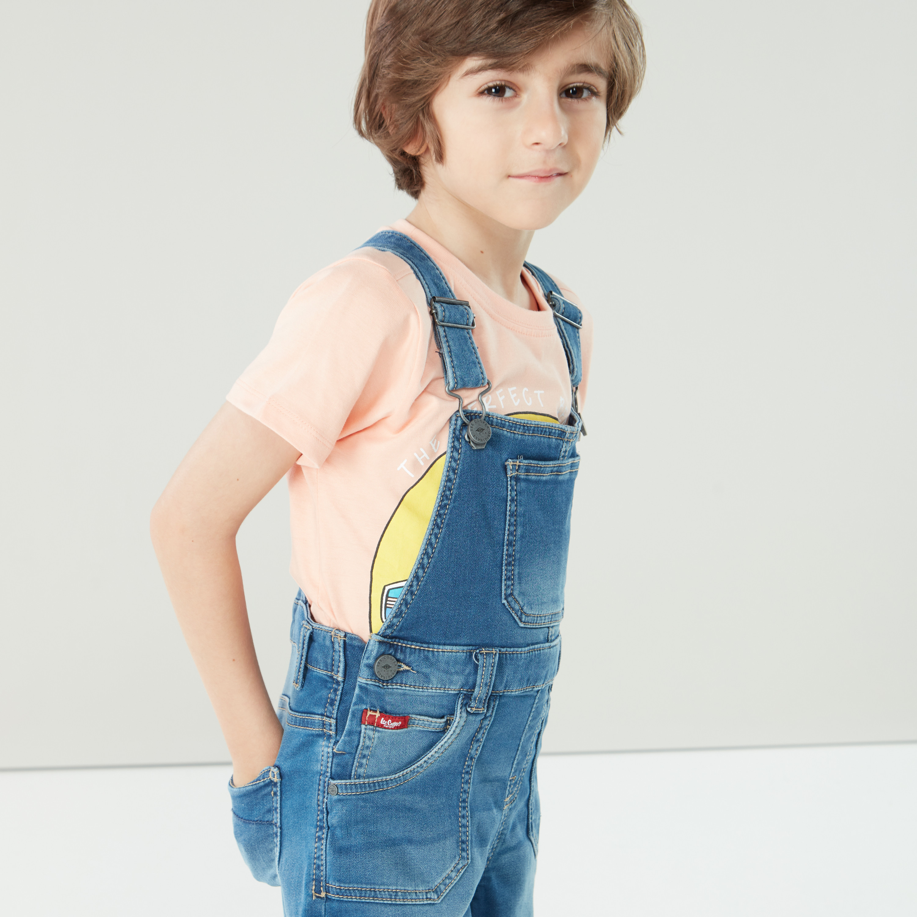 Boy sale denim dungarees