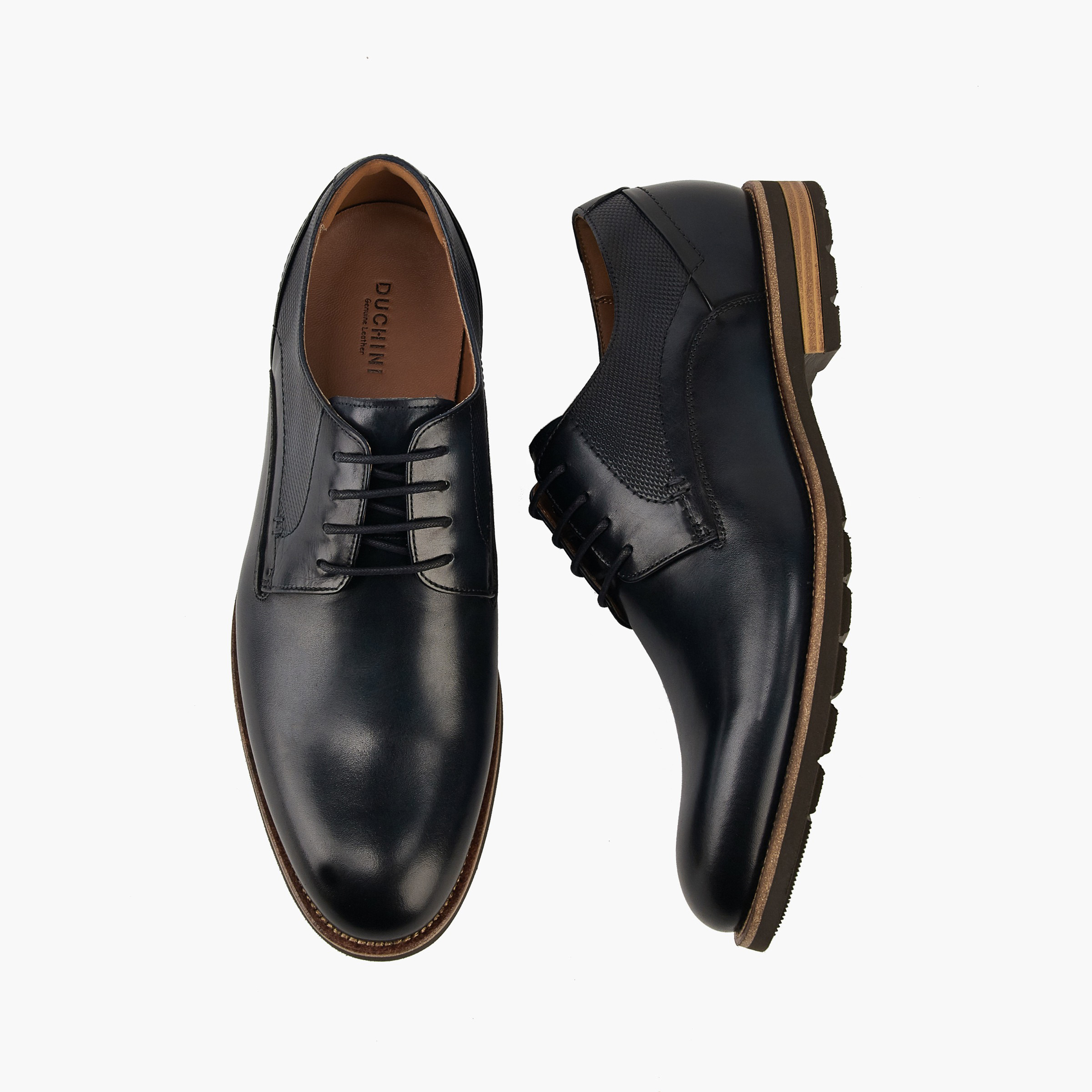Duchini Men's Solid Lace-Up Derby Shoes-men-shoes-formalshoes-image-1