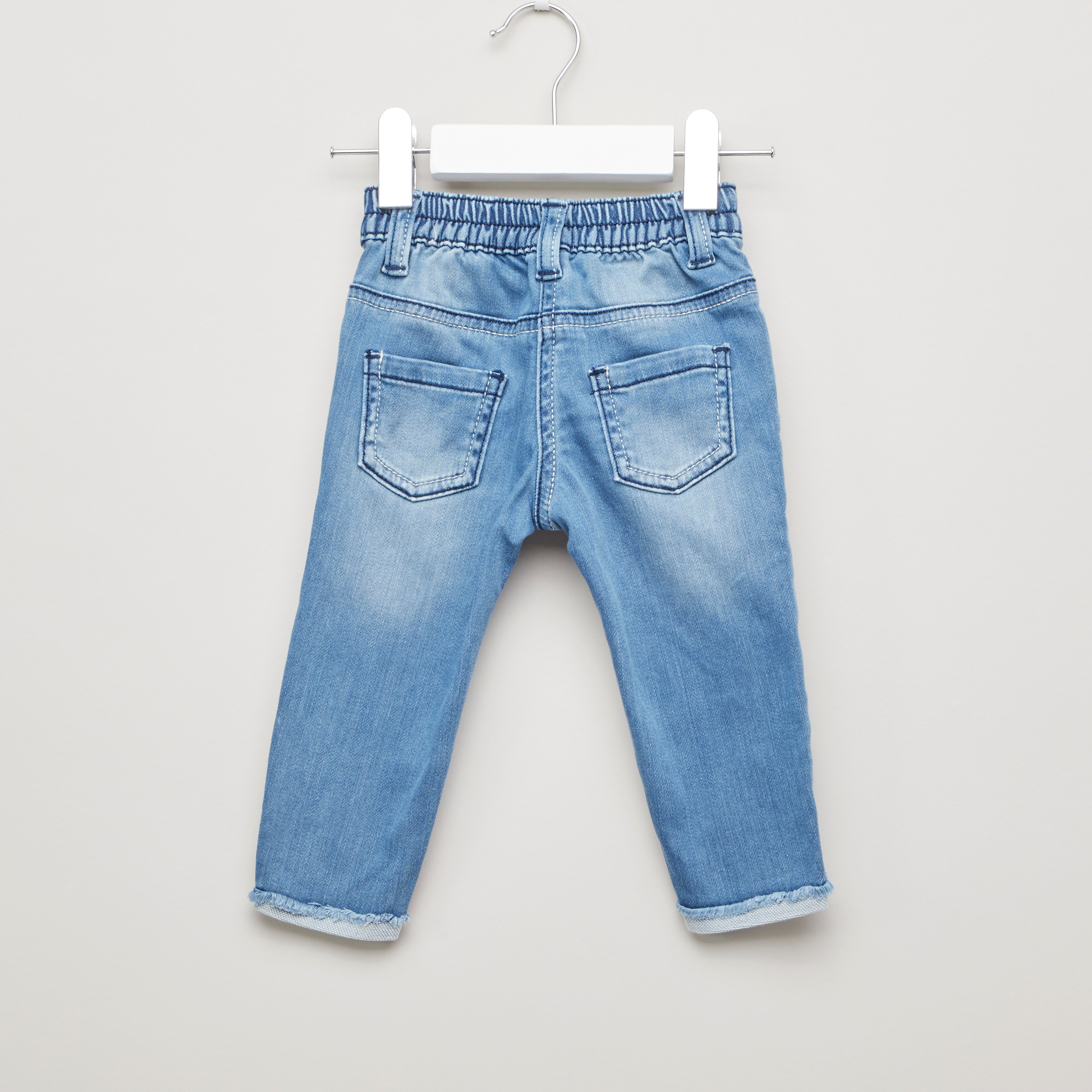 Baby girl embroidered sales jeans