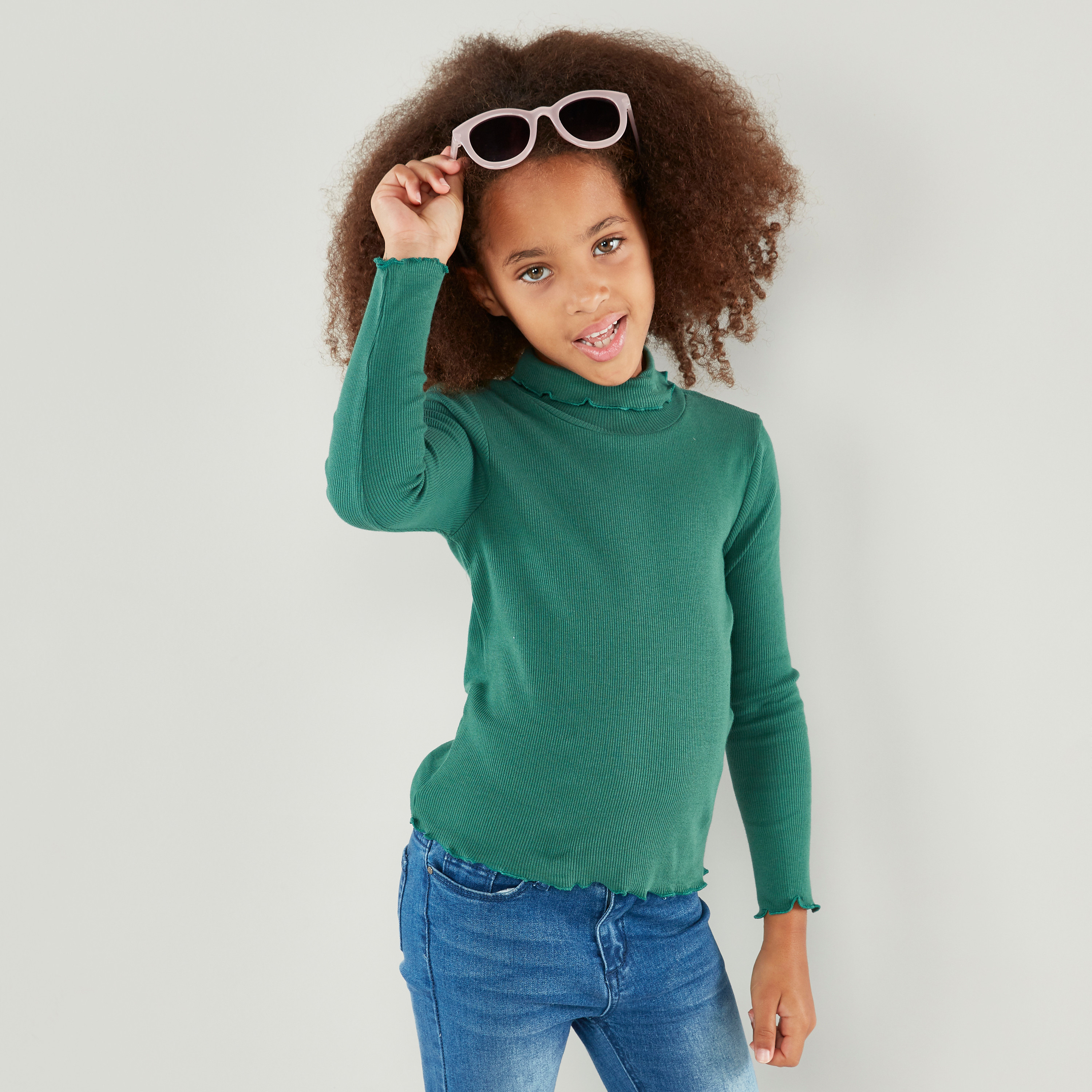 Buy Baby Girls Juniors Turtleneck with Long Sleeves Online