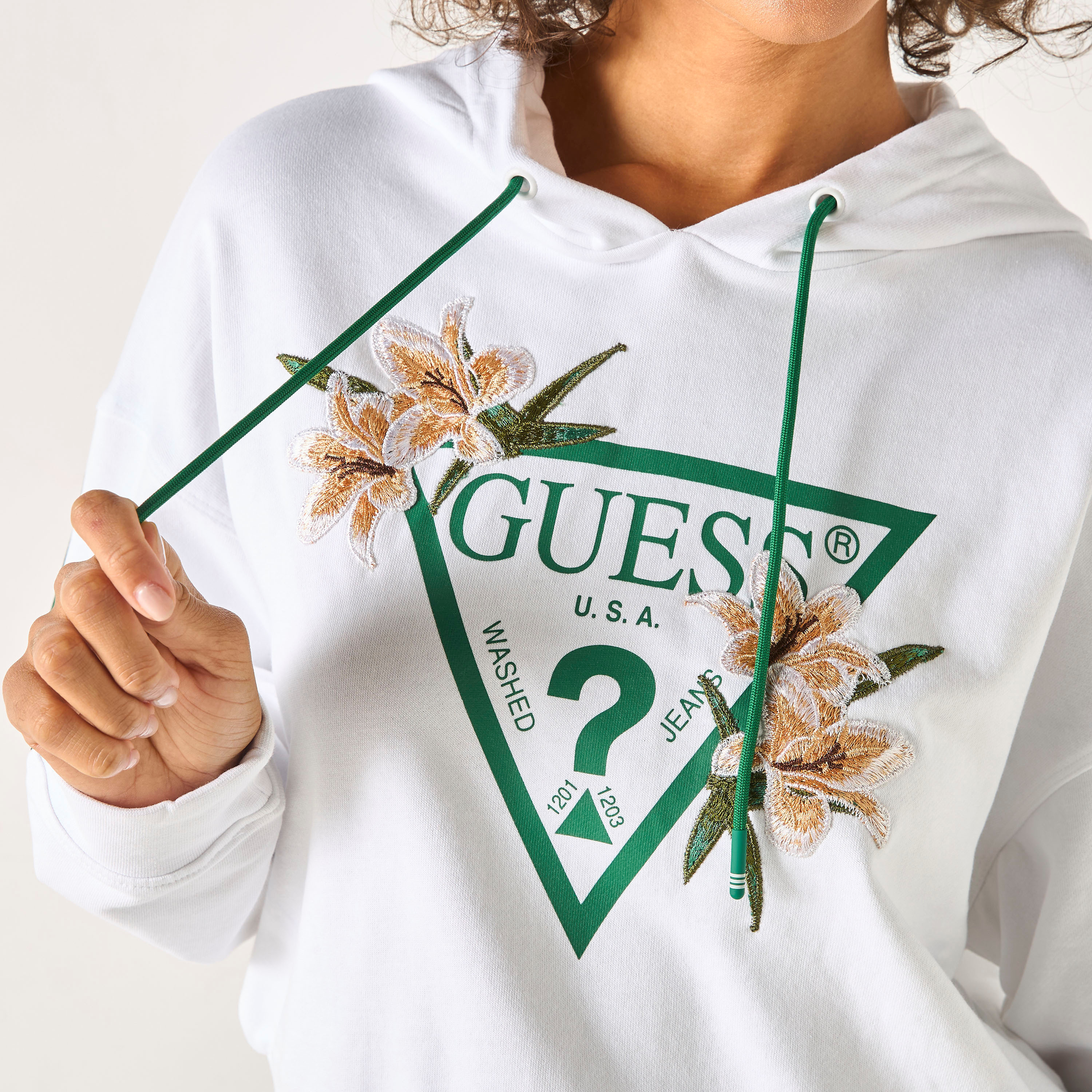 Guess hoodie women's hotsell