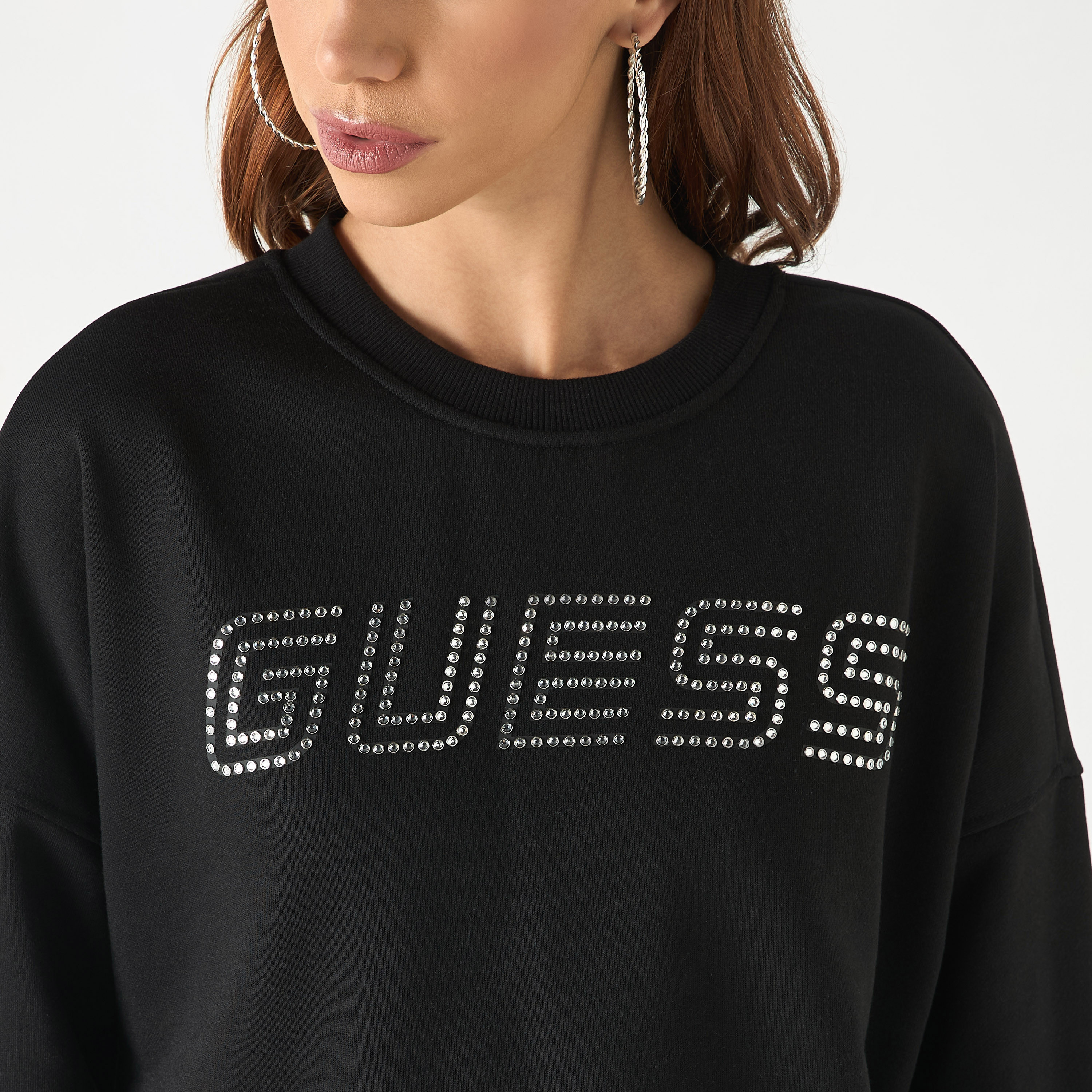 سويت شيرت بأكمام طويلة مزيّن بشعار من جيس-women-winterwear-hoodiesandsweatshirts-sweatshirts-image-8