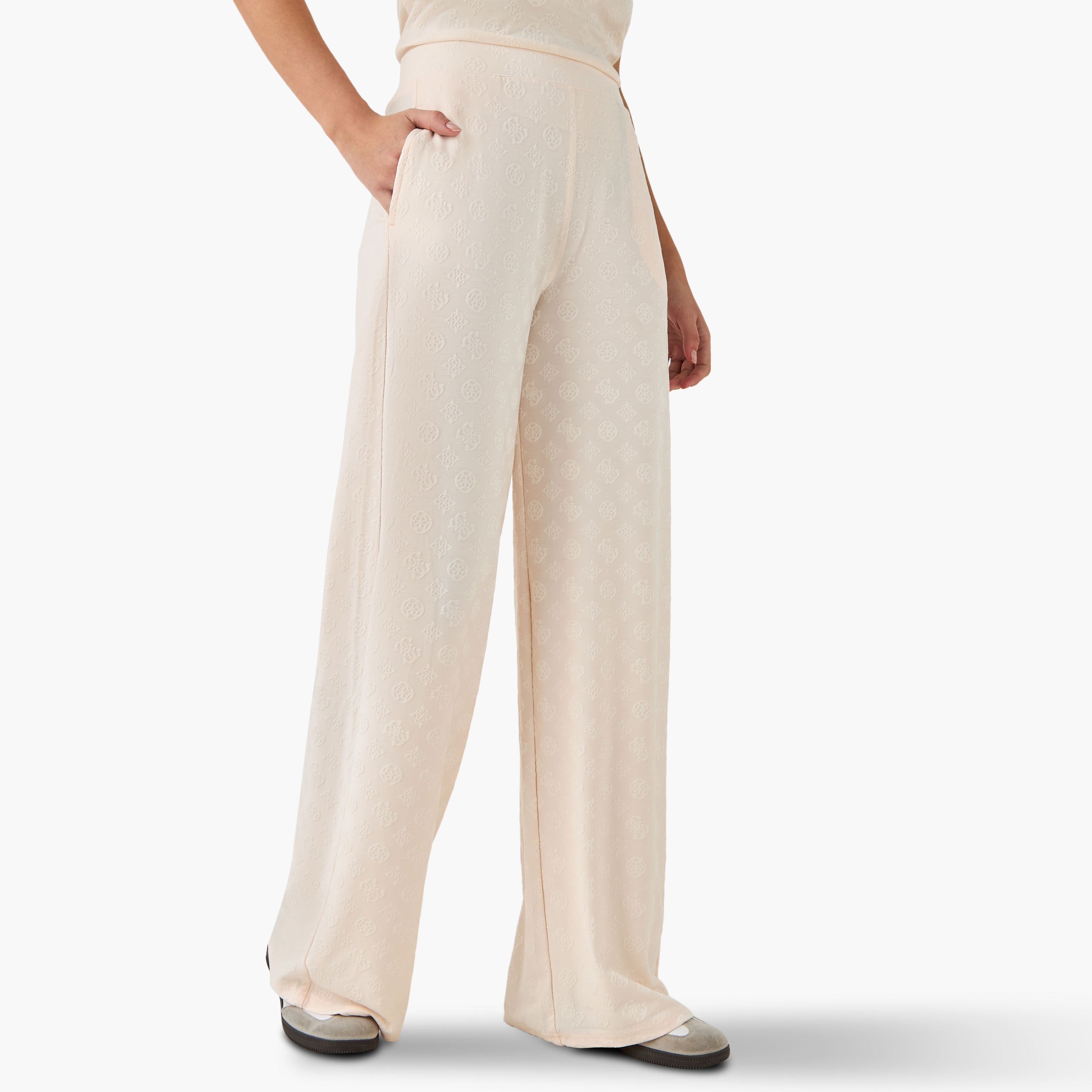 بنطلون بارز الملمس بجيوب مونيكا من جيس-women-clothing-bottoms-trousers-image-1