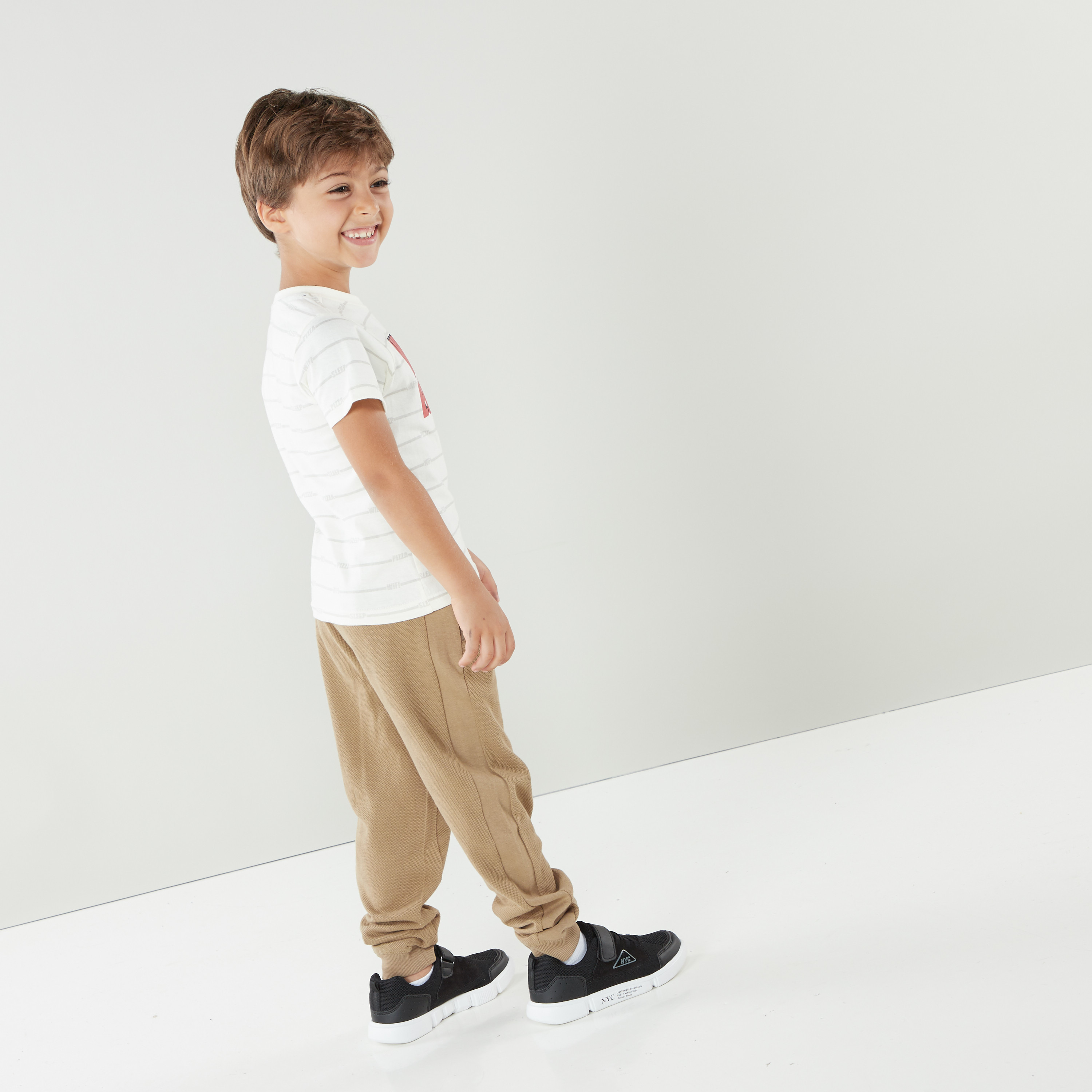 Juniors Graphic Printed T-shirt with Short Sleeves-boys-clothing-tshirtsandpolos-image-3
