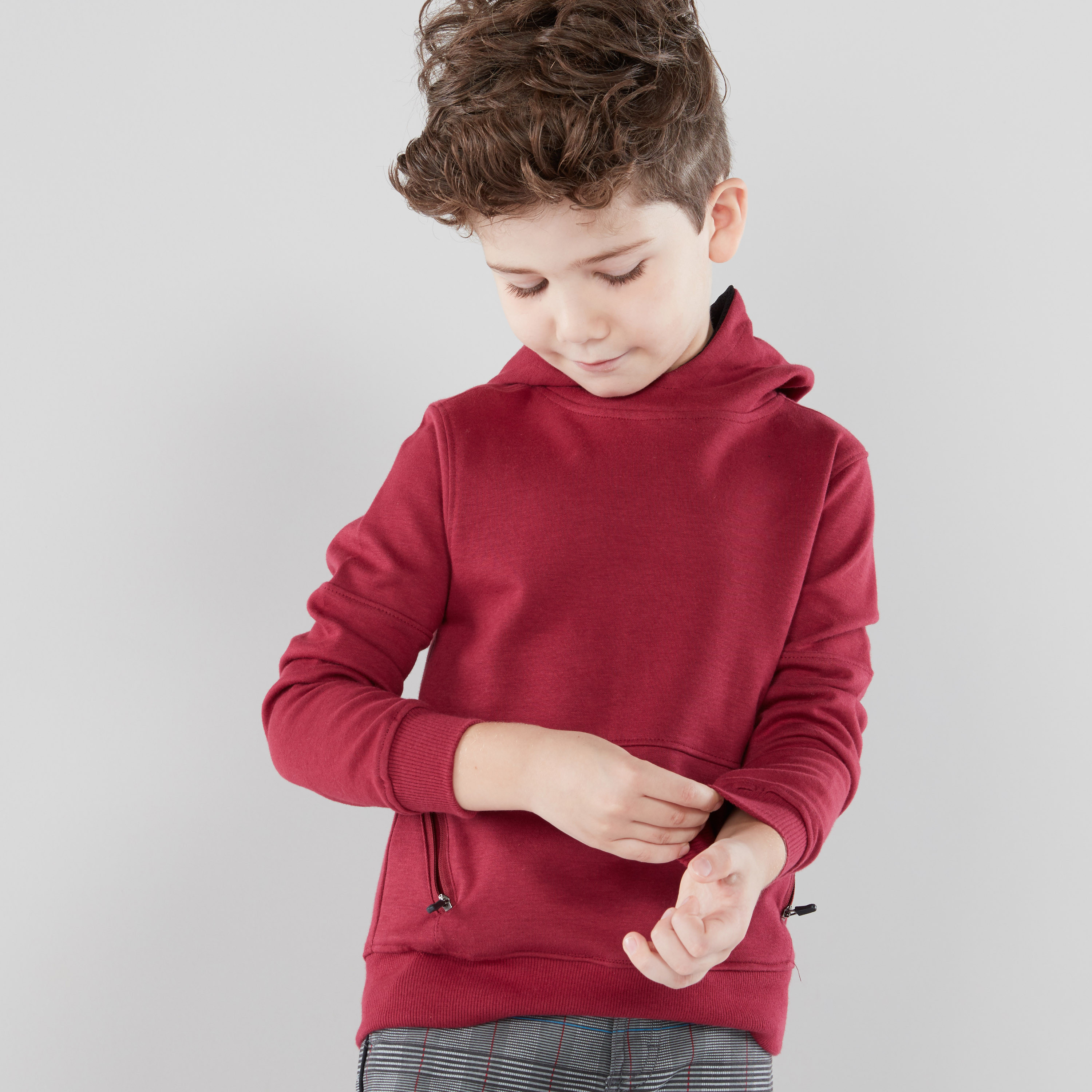 بلوفر سادة مع أكمام طويلة وقبّعة من جونيورز-boys-clothing-jumpersandcardigans-image-3