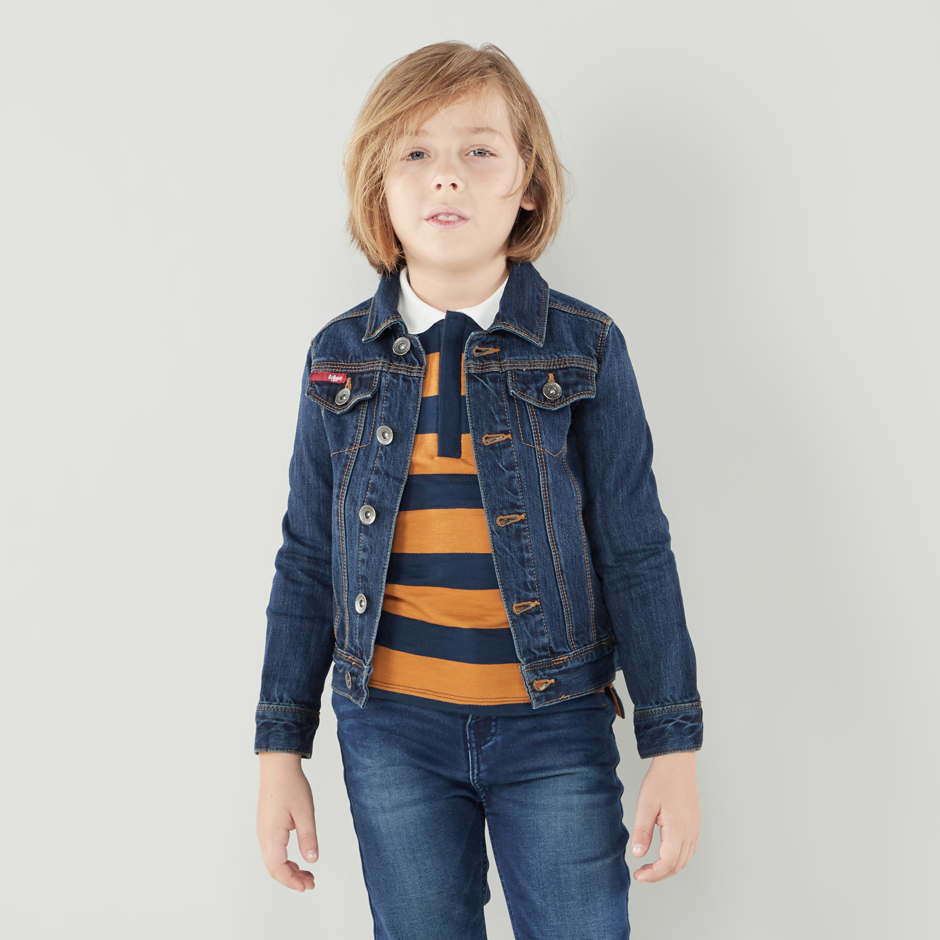 Buy Lee Cooper Denim Jacket with Hood and Pockets Online | Babyshop UAE