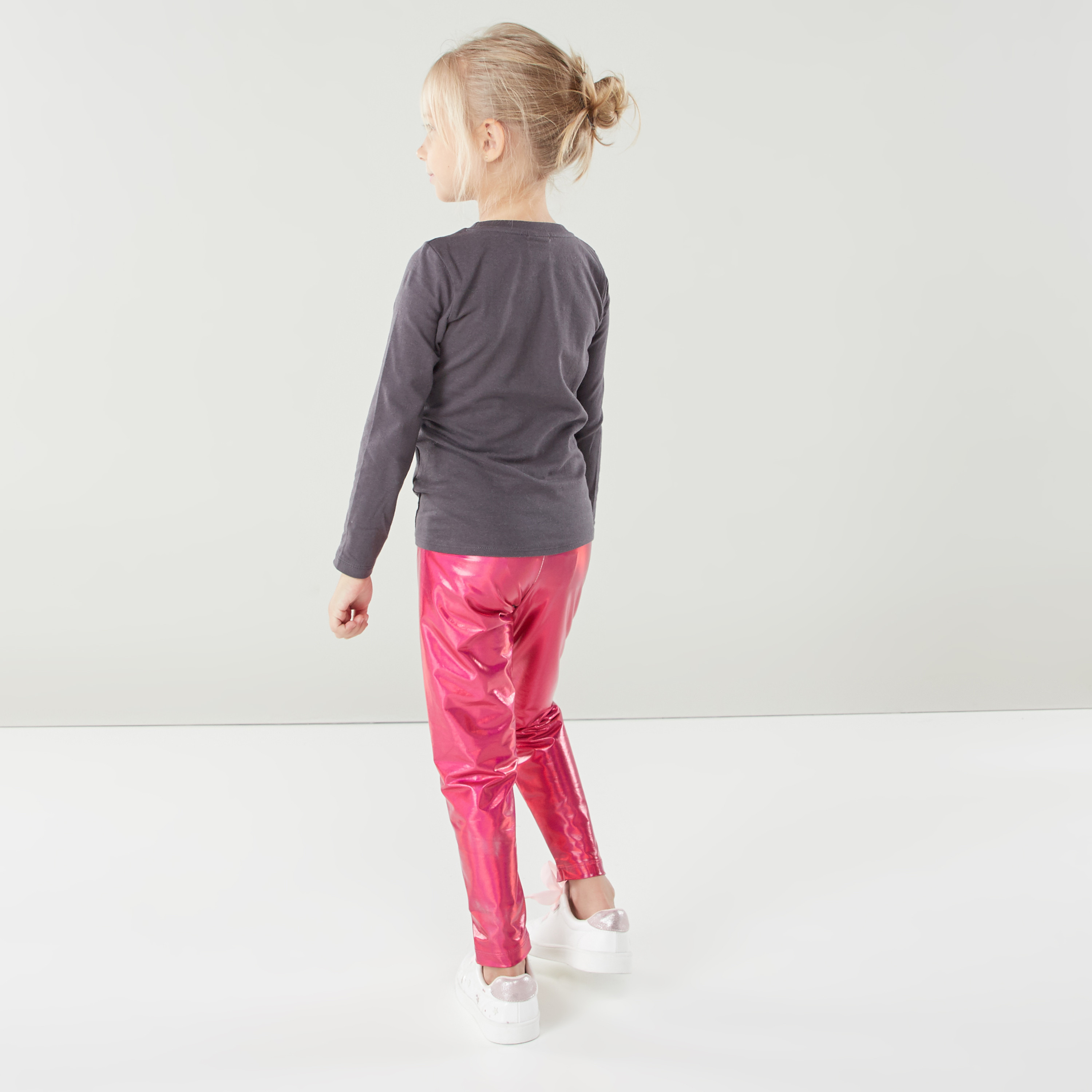 بنطال ليقنز طويل مع خصر مطّاطي من جونيورز.-girls-clothing-bottoms-leggings-image-3