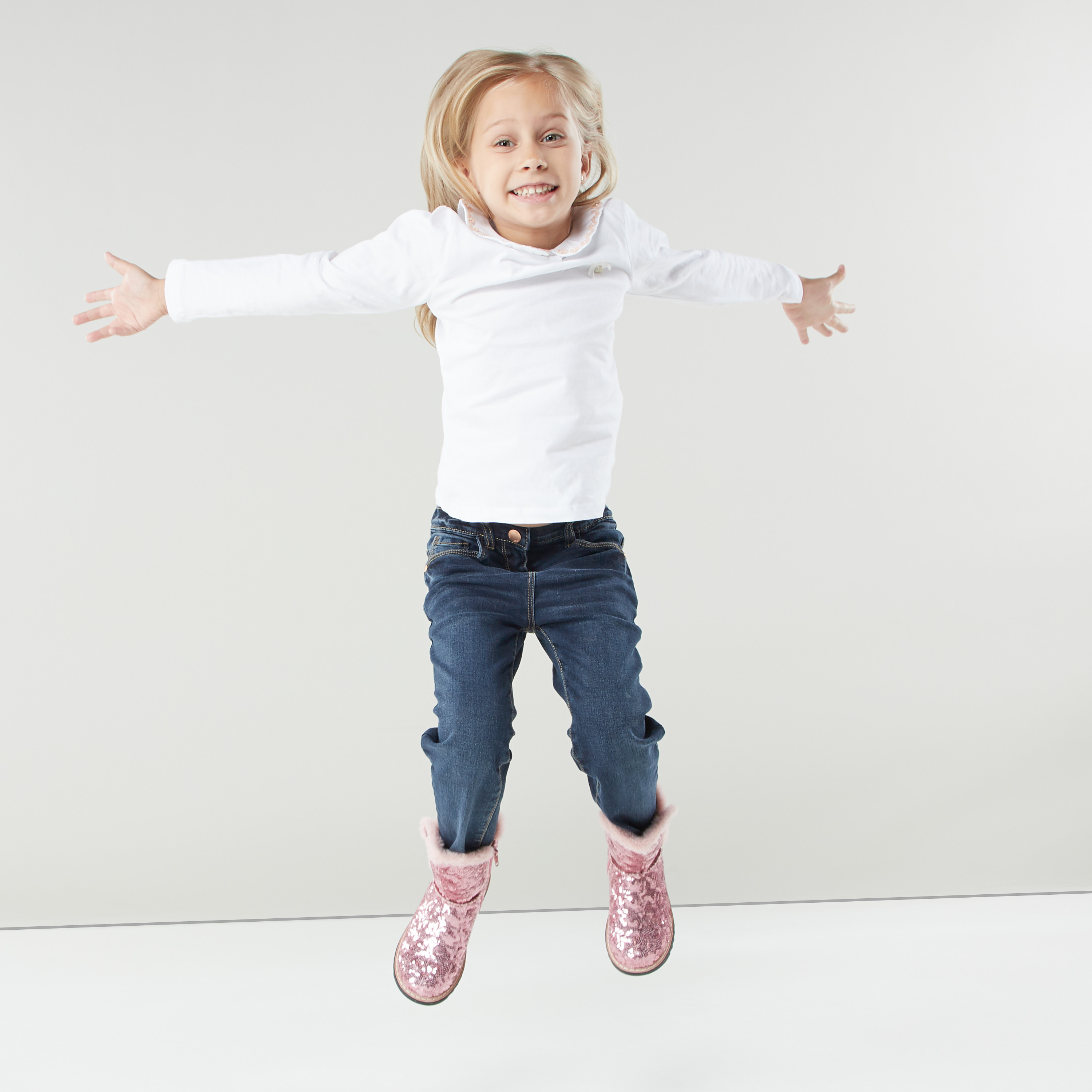 Eligo Full Bloom Collared T-shirt with Long Sleeves-girls-clothing-tshirts-image-4