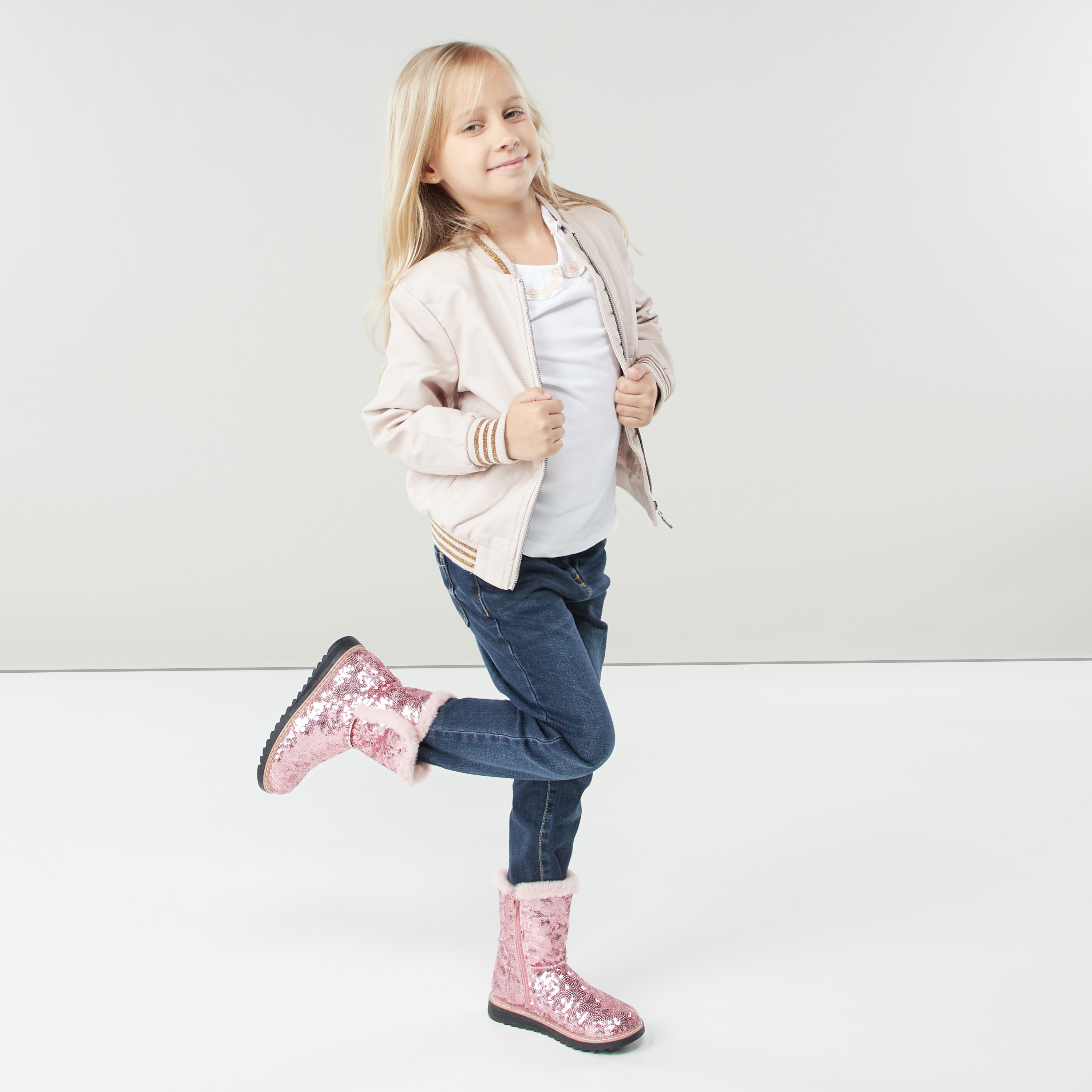 Eligo Full Bloom Collared T-shirt with Long Sleeves-girls-clothing-tshirts-image-5