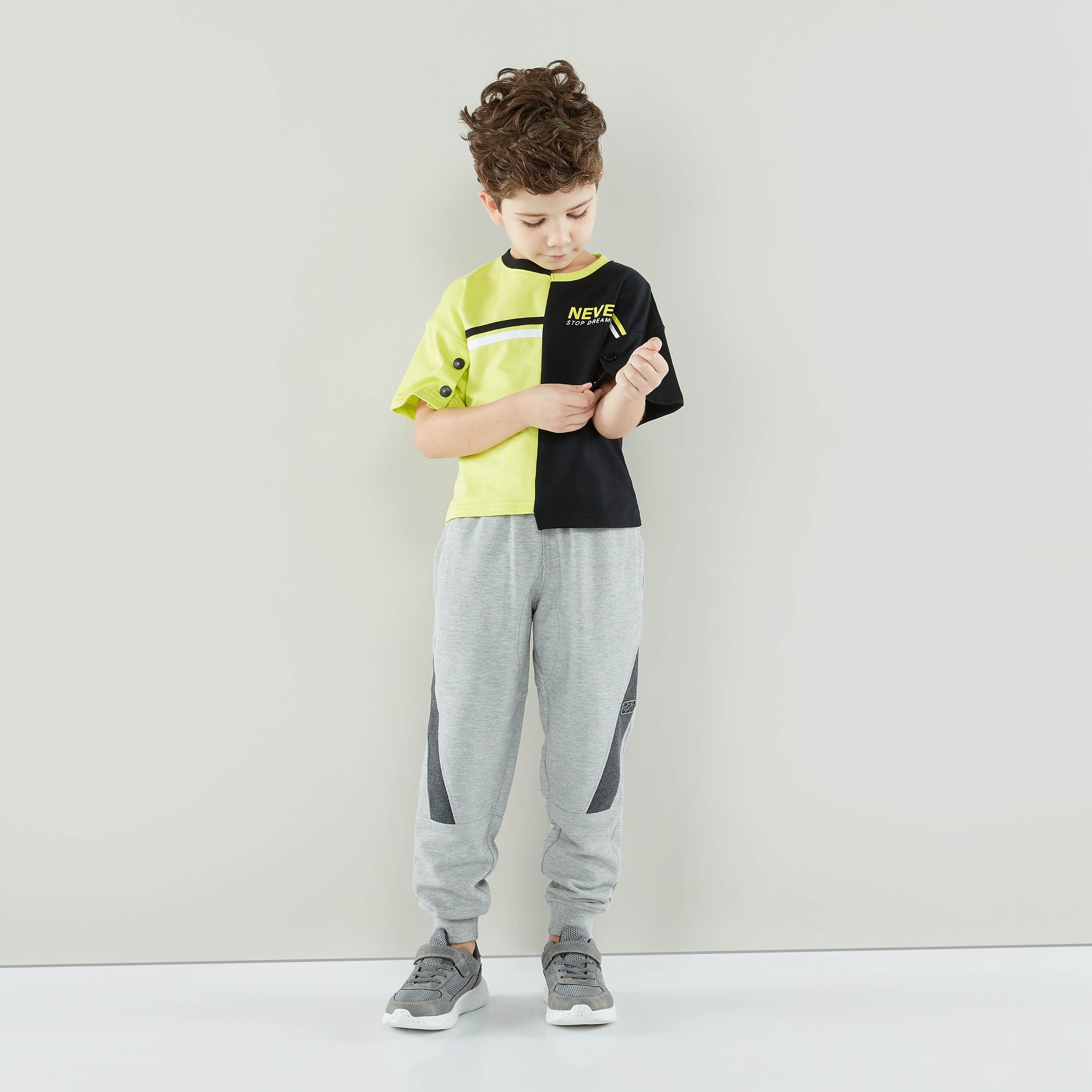Iconic Colourblock T-shirt with Short Sleeves-boys-clothing-tshirtsandpolos-image-1