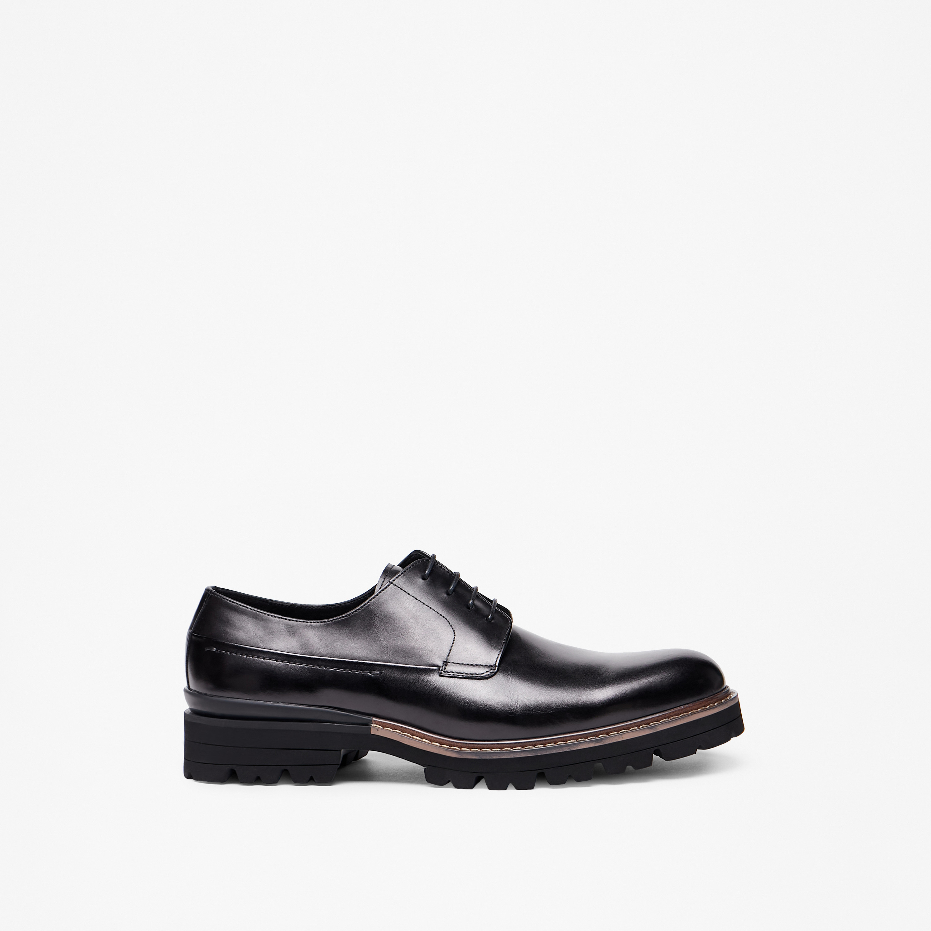 Duchini Men's Solid Lace-Up Derby Shoes-men-shoes-formalshoes-image-3