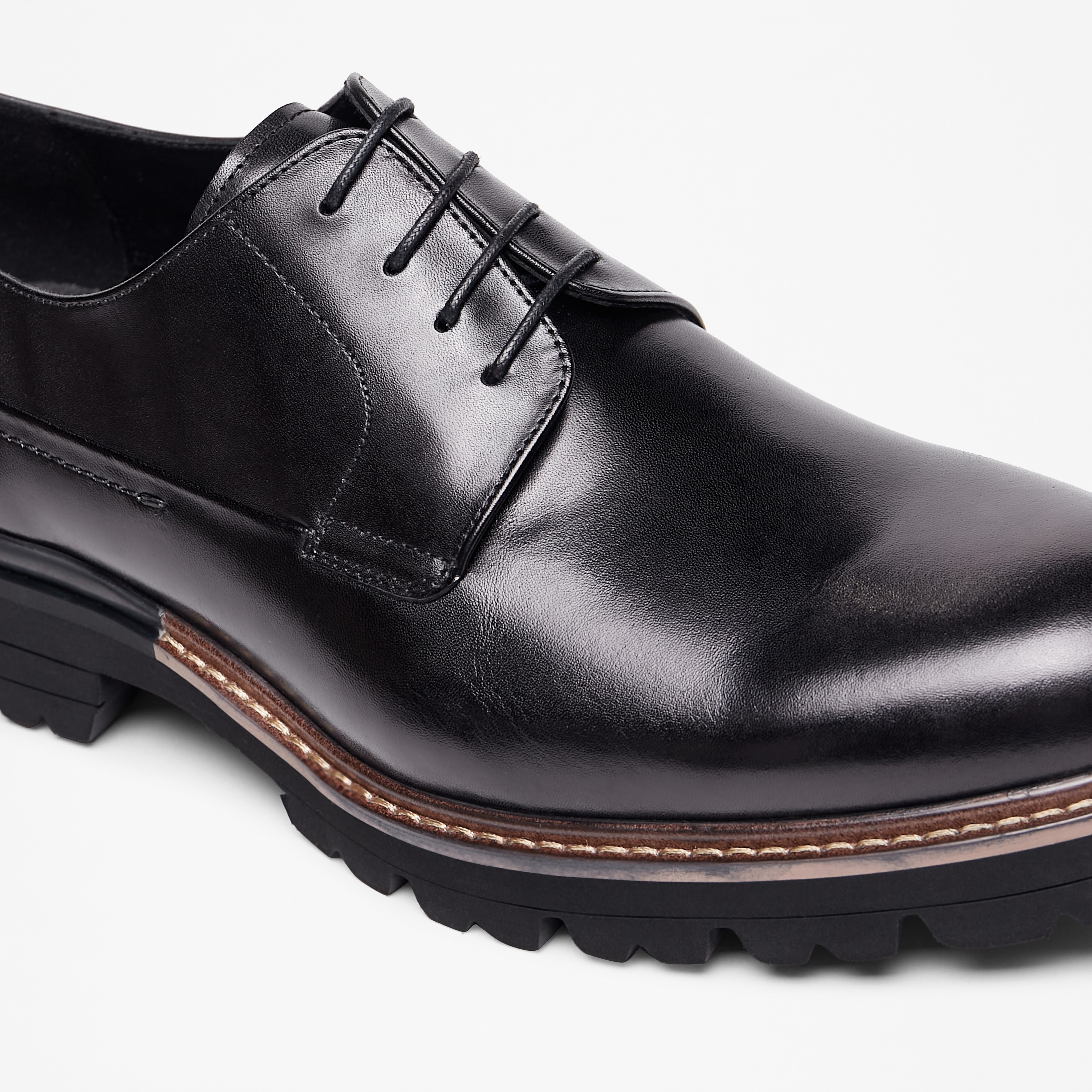 Duchini Men's Solid Lace-Up Derby Shoes-men-shoes-formalshoes-image-5