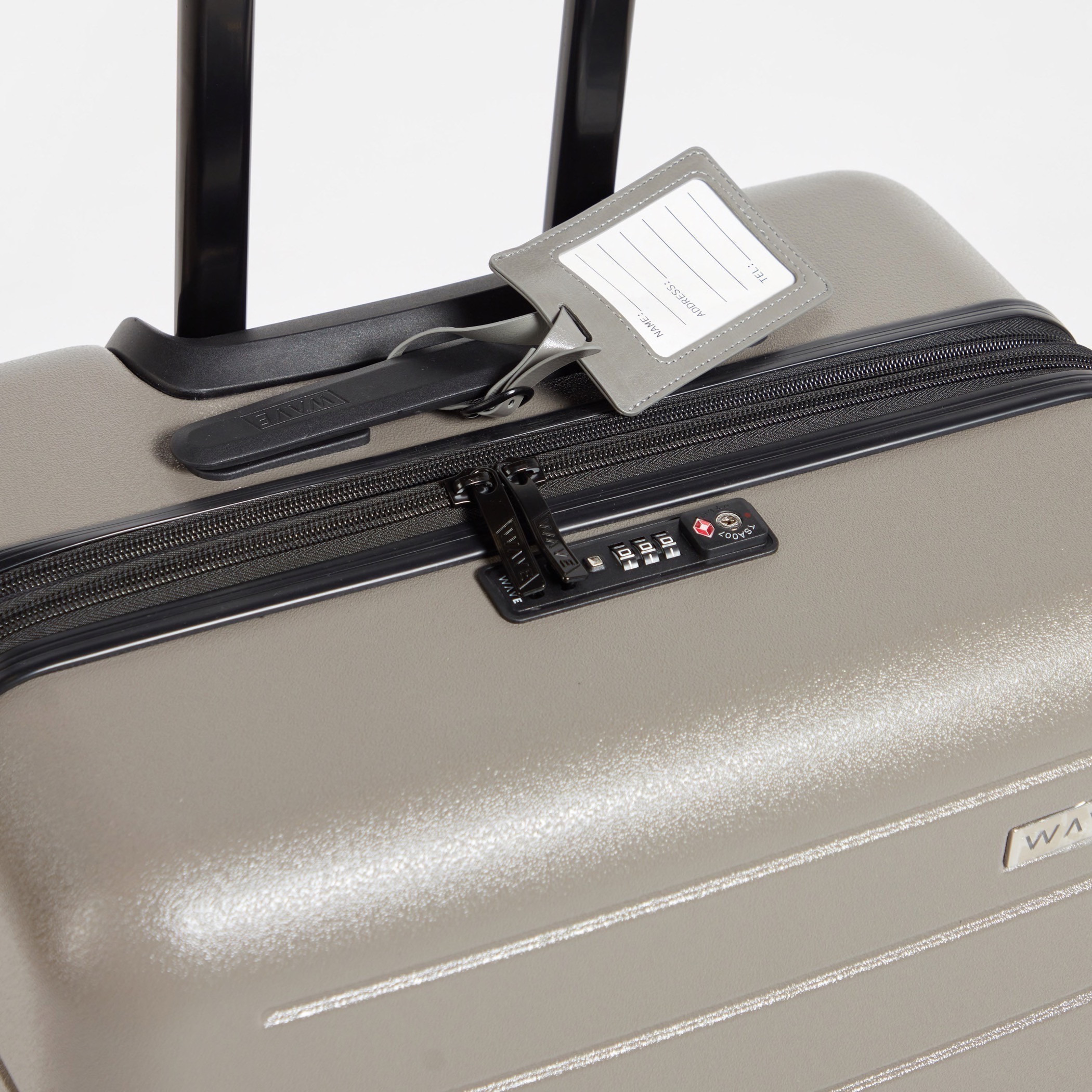 WAVE Textured Hardcase Luggage Trolley with Retractable Handle - 28 inches Check-In Bag-travel-luggagesandbags-luggage-image-2