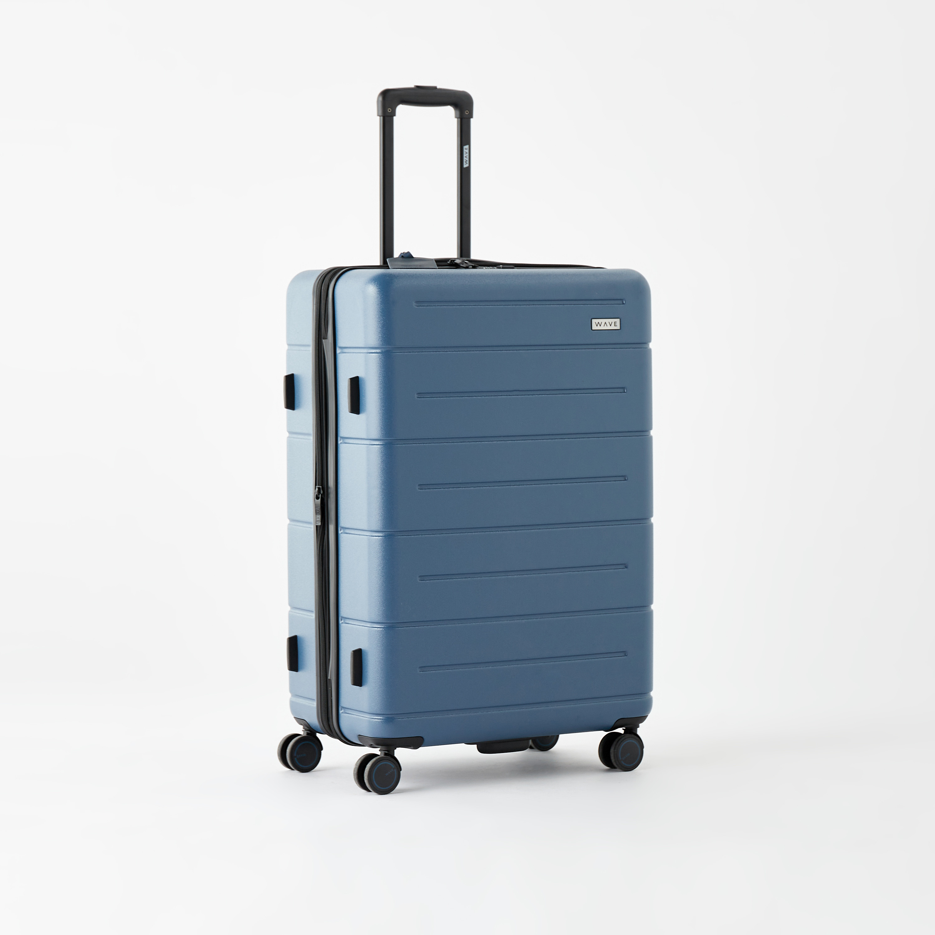 WAVE Textured Hardcase Luggage Trolley with Retractable Handle - 28 inches Check-In Bag-travel-luggagesandbags-luggage-image-2