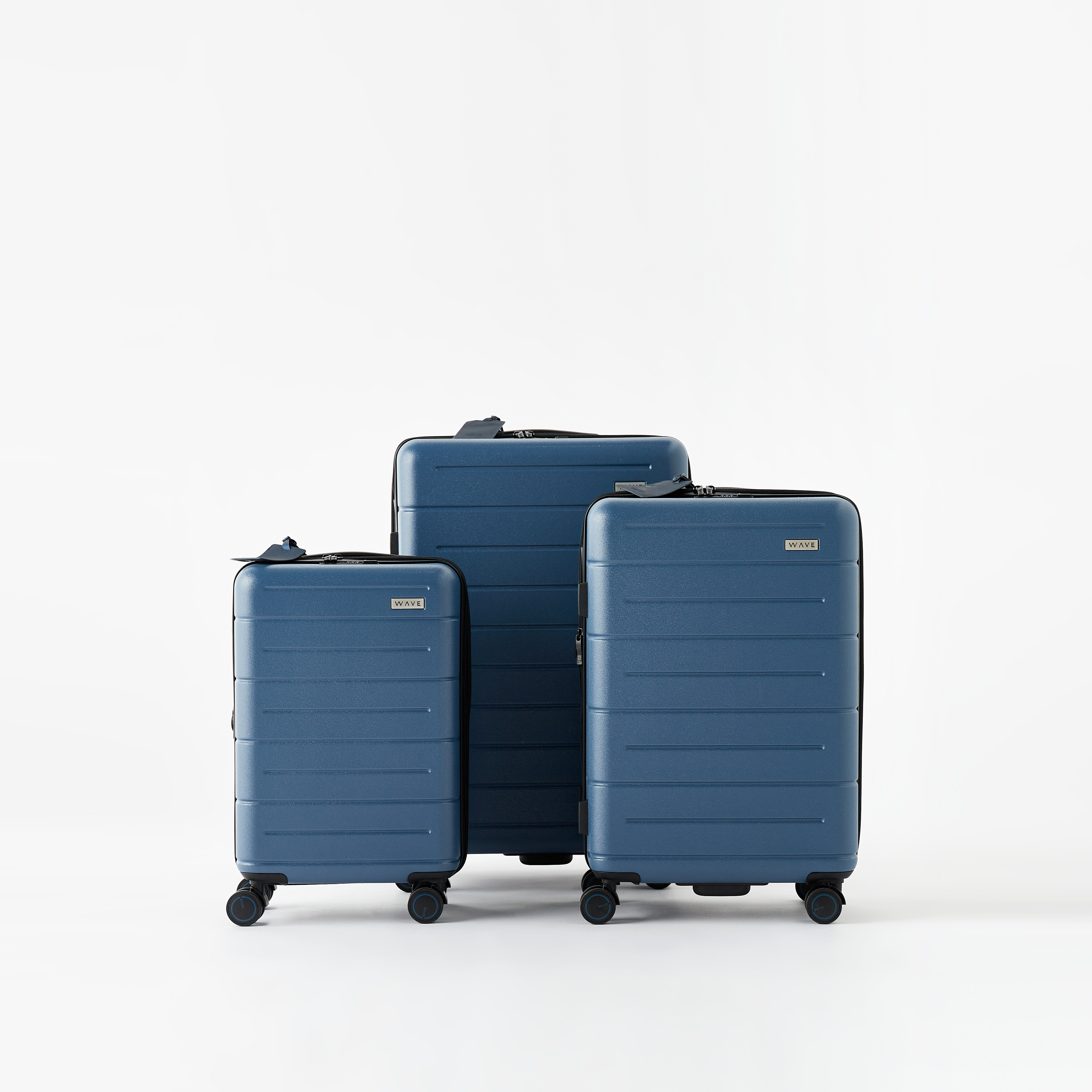 WAVE Textured Hardcase Luggage Trolley with Retractable Handle - 28 inches Check-In Bag-travel-luggagesandbags-luggage-image-3