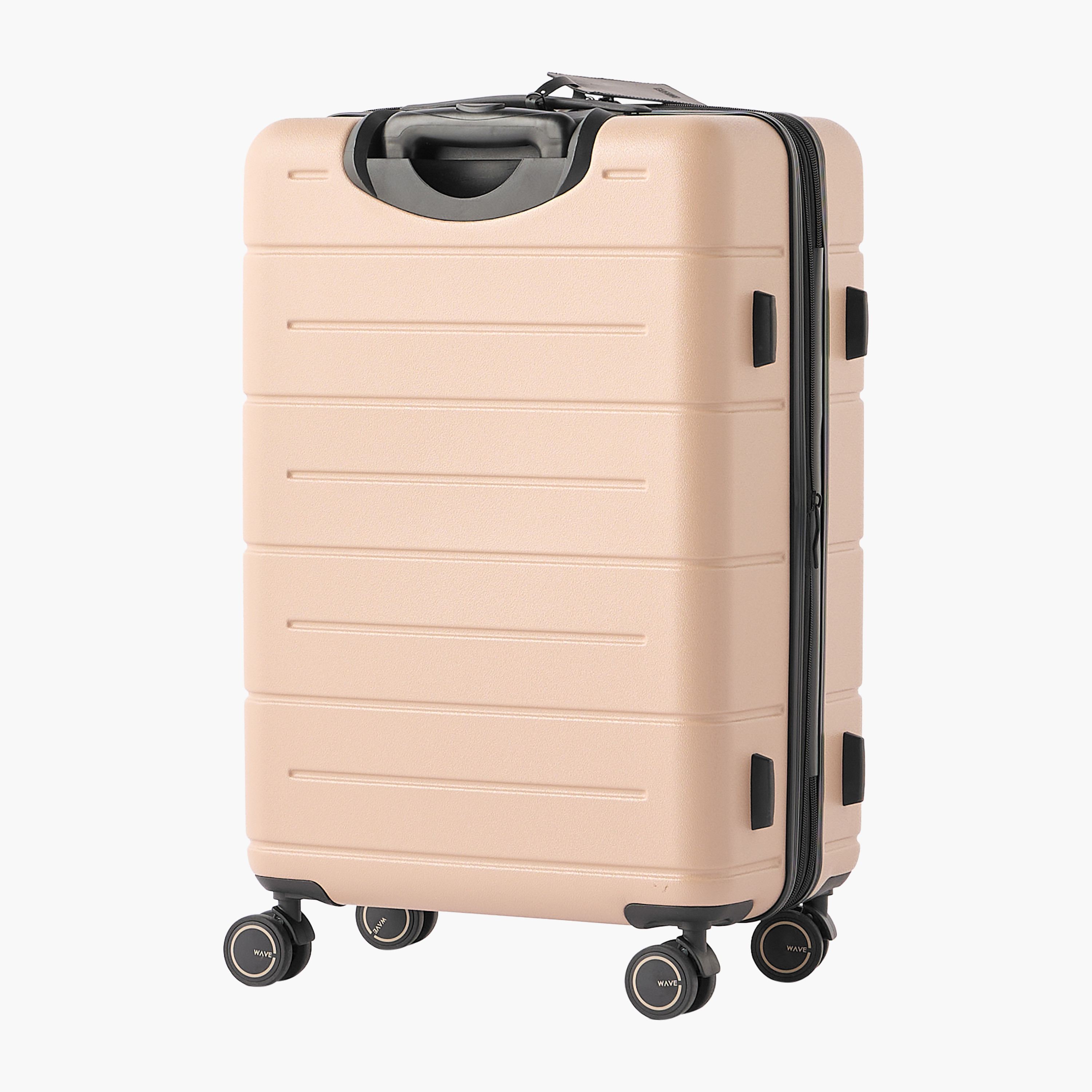 WAVE Textured Hardcase Luggage Trolley with Retractable Handle - 24 inches Check-in Bag-travel-luggagesandbags-luggage-image-3