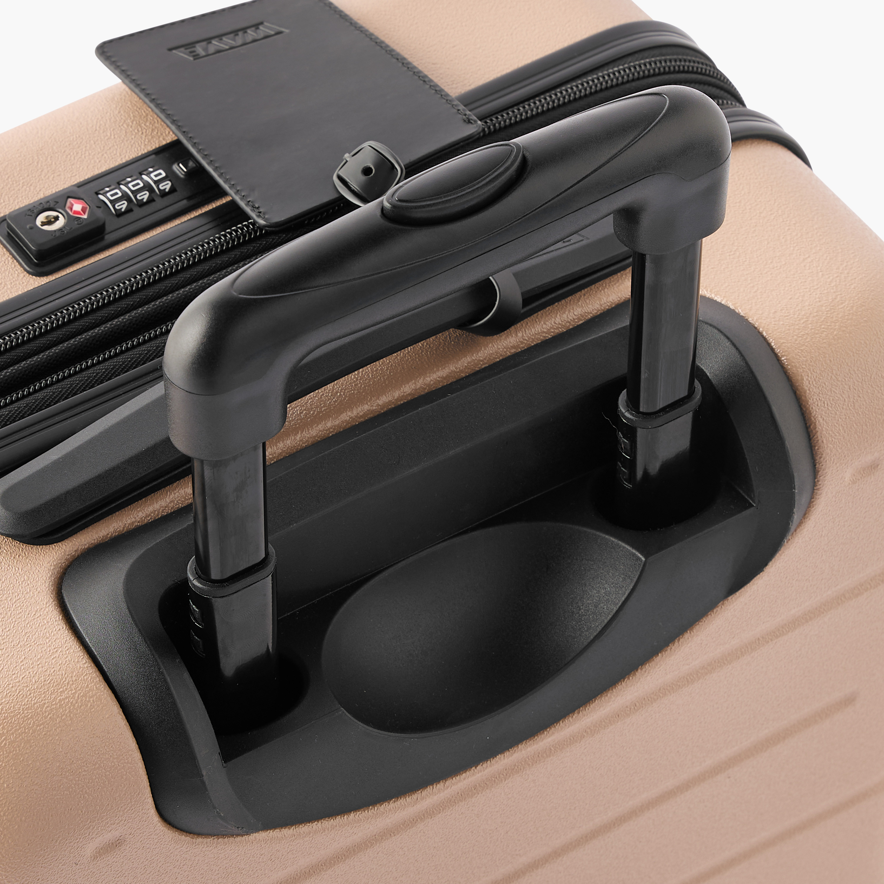 WAVE Textured Hardcase Luggage Trolley with Retractable Handle - 24 inches Check-in Bag-travel-luggagesandbags-luggage-image-6