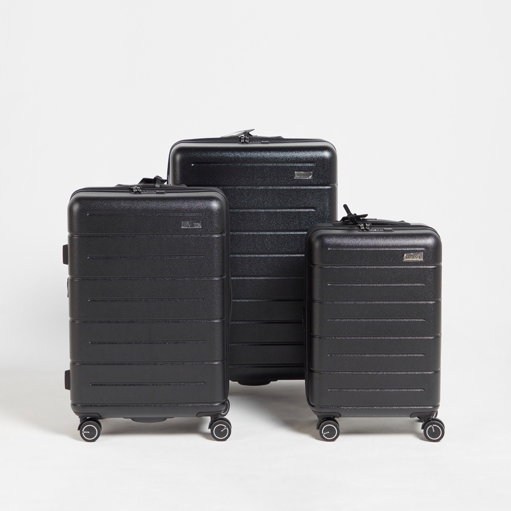 WAVE Textured Hardcase Luggage Trolley with Retractable Handle - 24 inches Check-in Bag-travel-luggagesandbags-luggage-image-6
