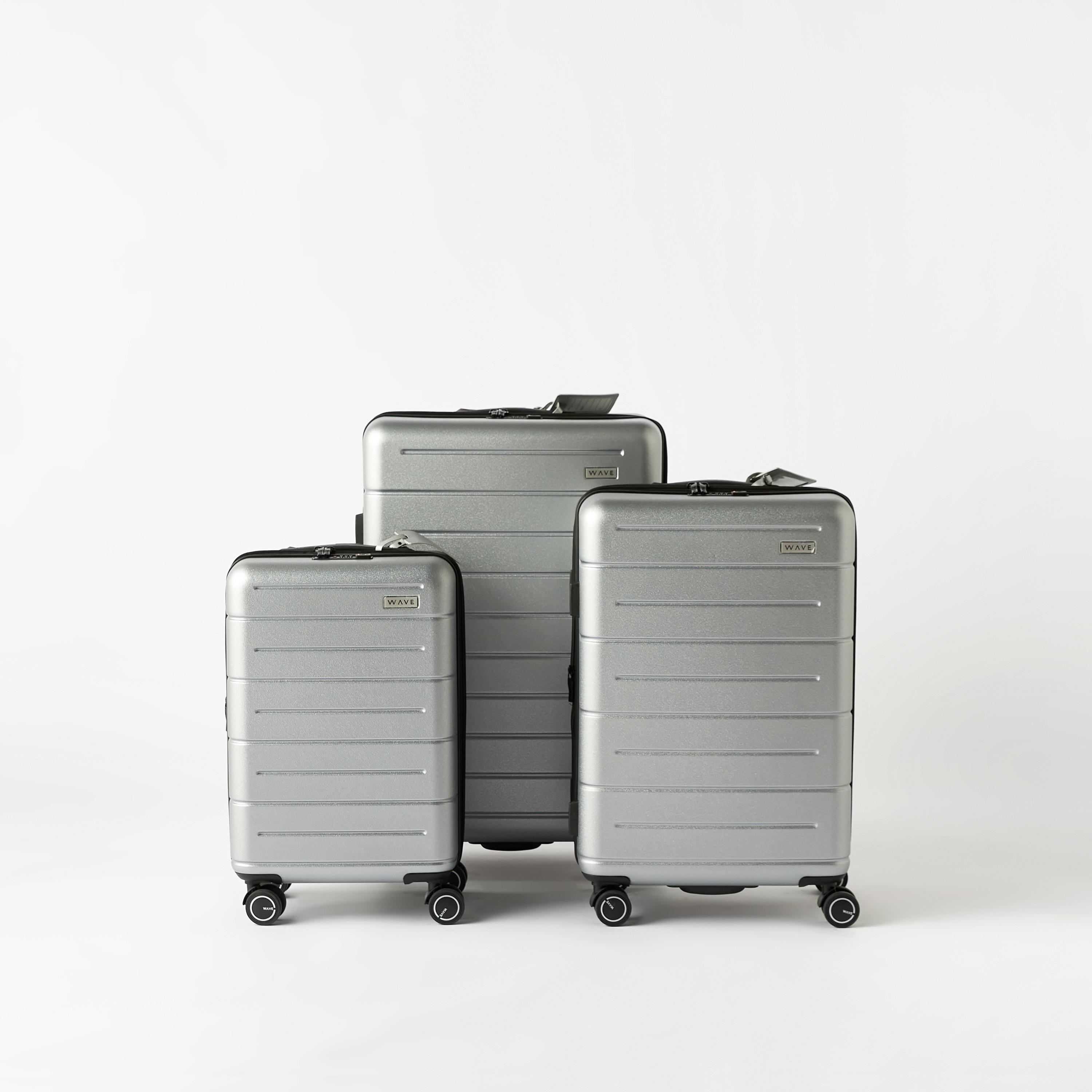 WAVE Textured Hardcase Luggage Trolley with Retractable Handle - 24 inches Check-in Bag-travel-luggagesandbags-luggage-image-2
