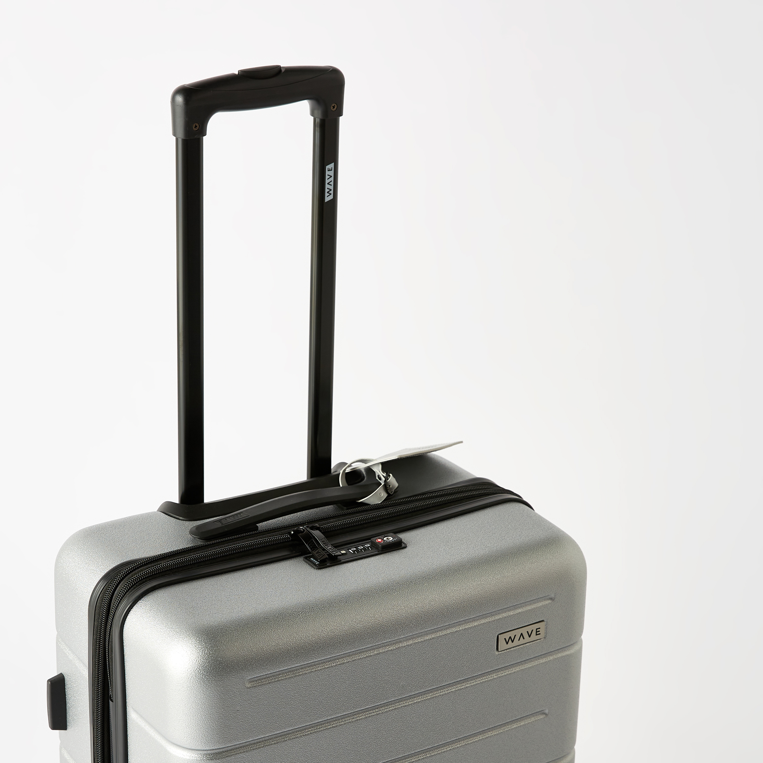 WAVE Textured Hardcase Luggage Trolley with Retractable Handle - 24 inches Check-in Bag-travel-luggagesandbags-luggage-image-3