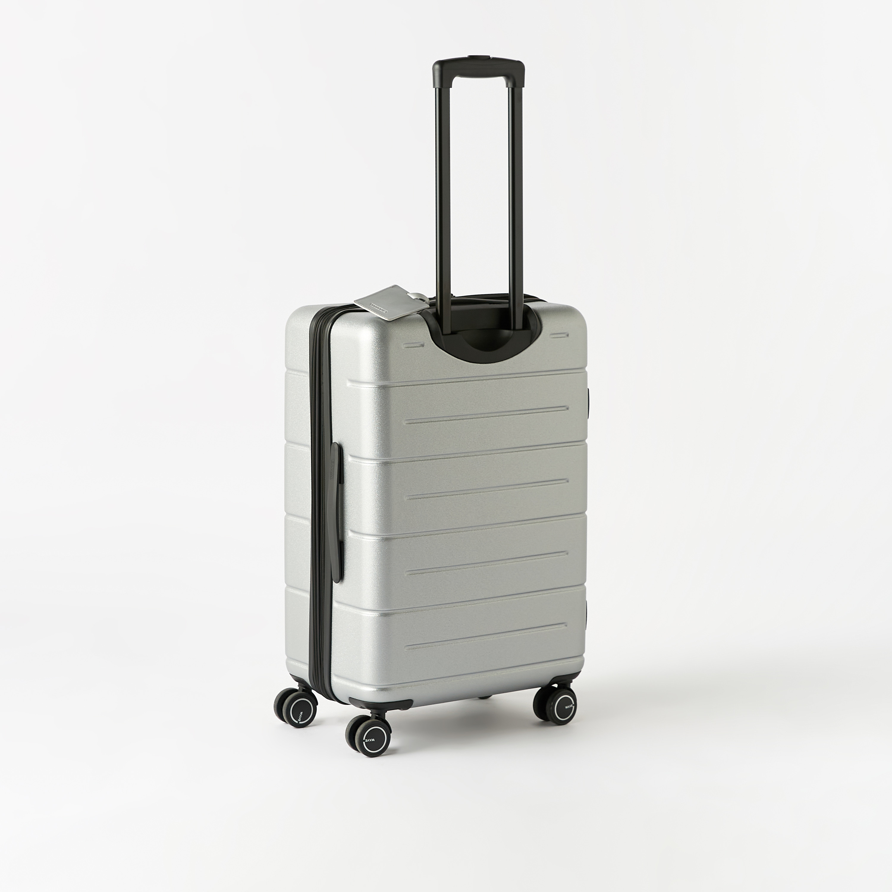 WAVE Textured Hardcase Luggage Trolley with Retractable Handle - 24 inches Check-in Bag-travel-luggagesandbags-luggage-image-4