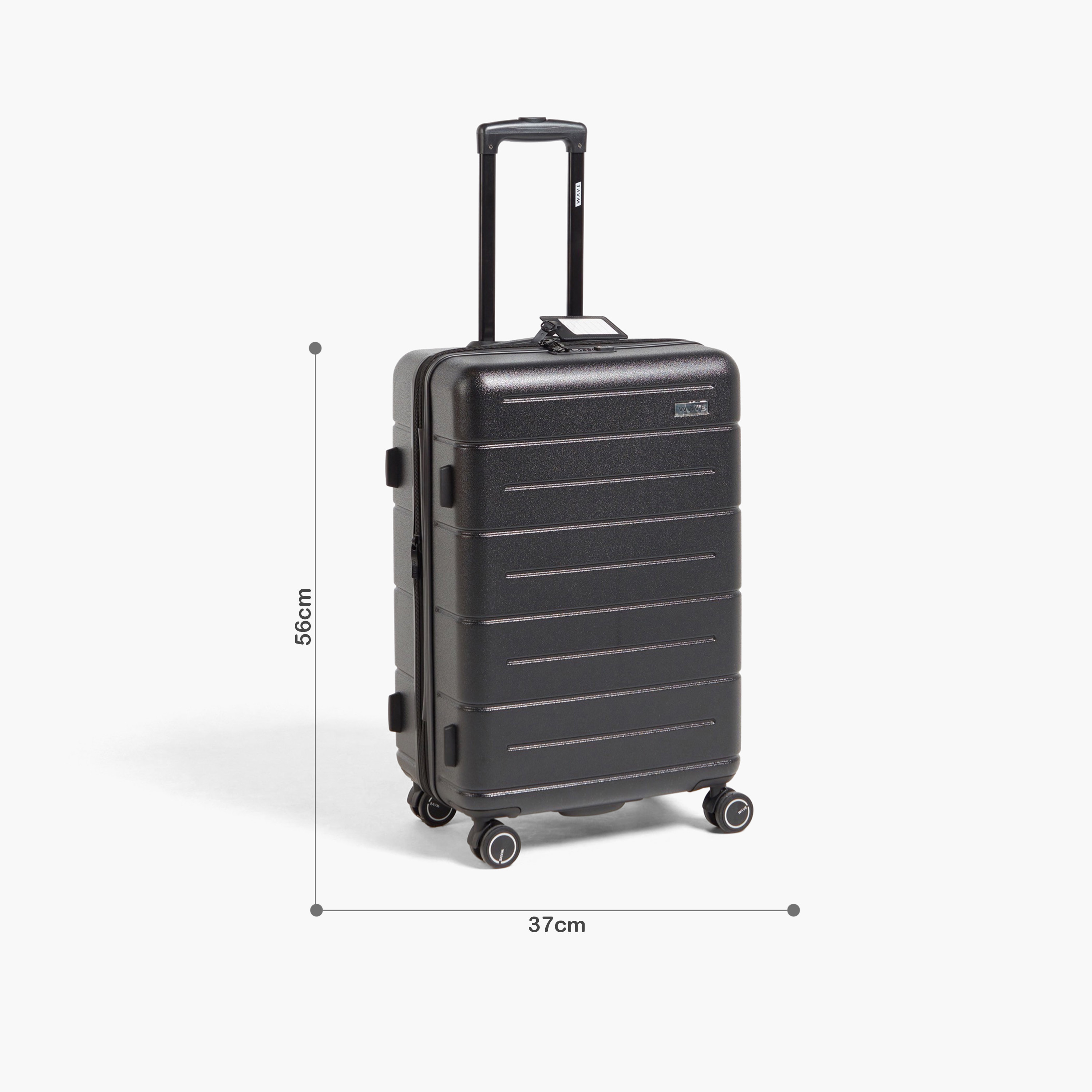 شنطة سفر ترولي صلبة بارزة الملمس بمقبض قابل للسحب من ويف - شنطة مقصورة 20 بوصة -travel-luggagesandbags-luggage-image-3