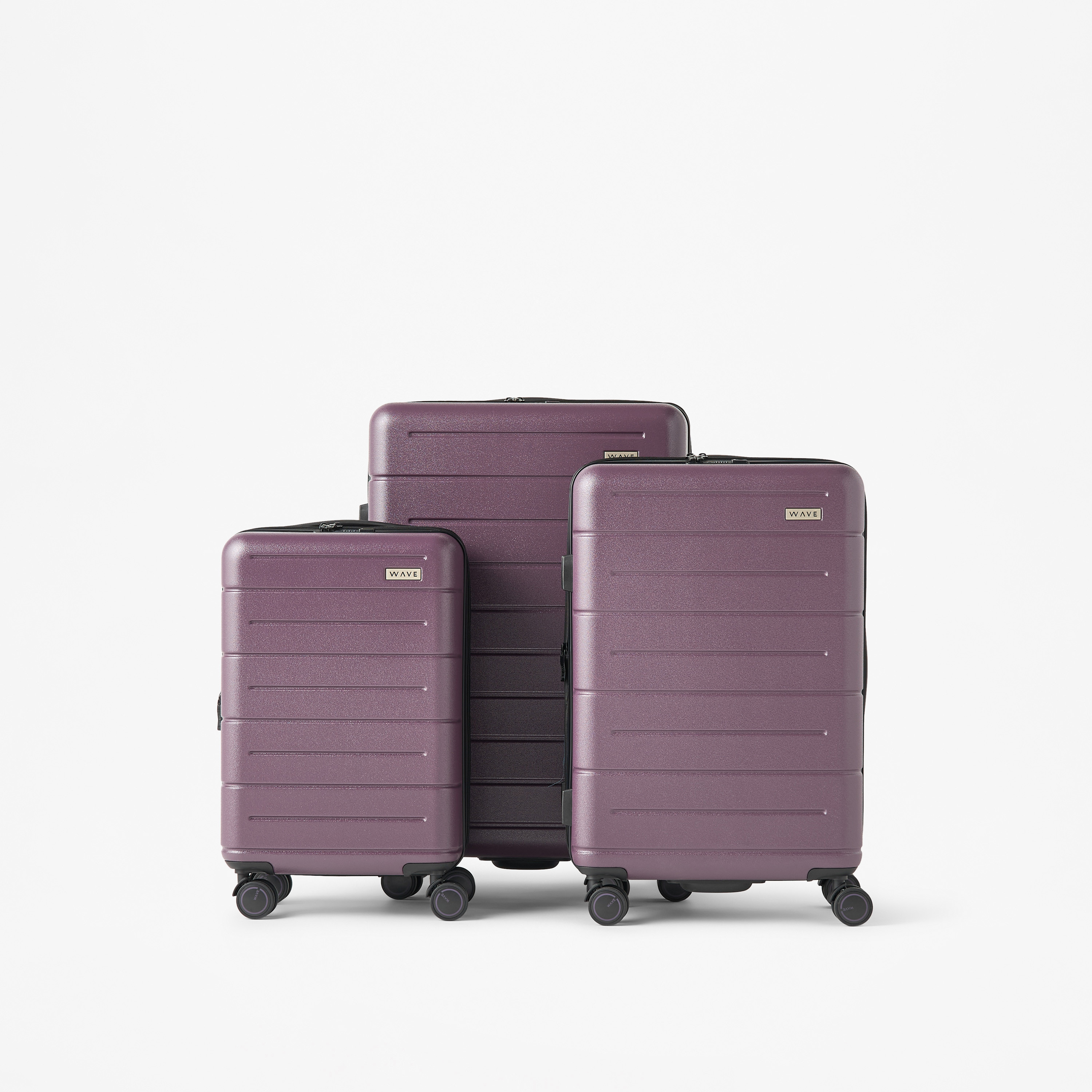 WAVE Textured Hardcase Luggage Trolley Bag with Retractable Handle-travel-luggagesandbags-luggage-image-6