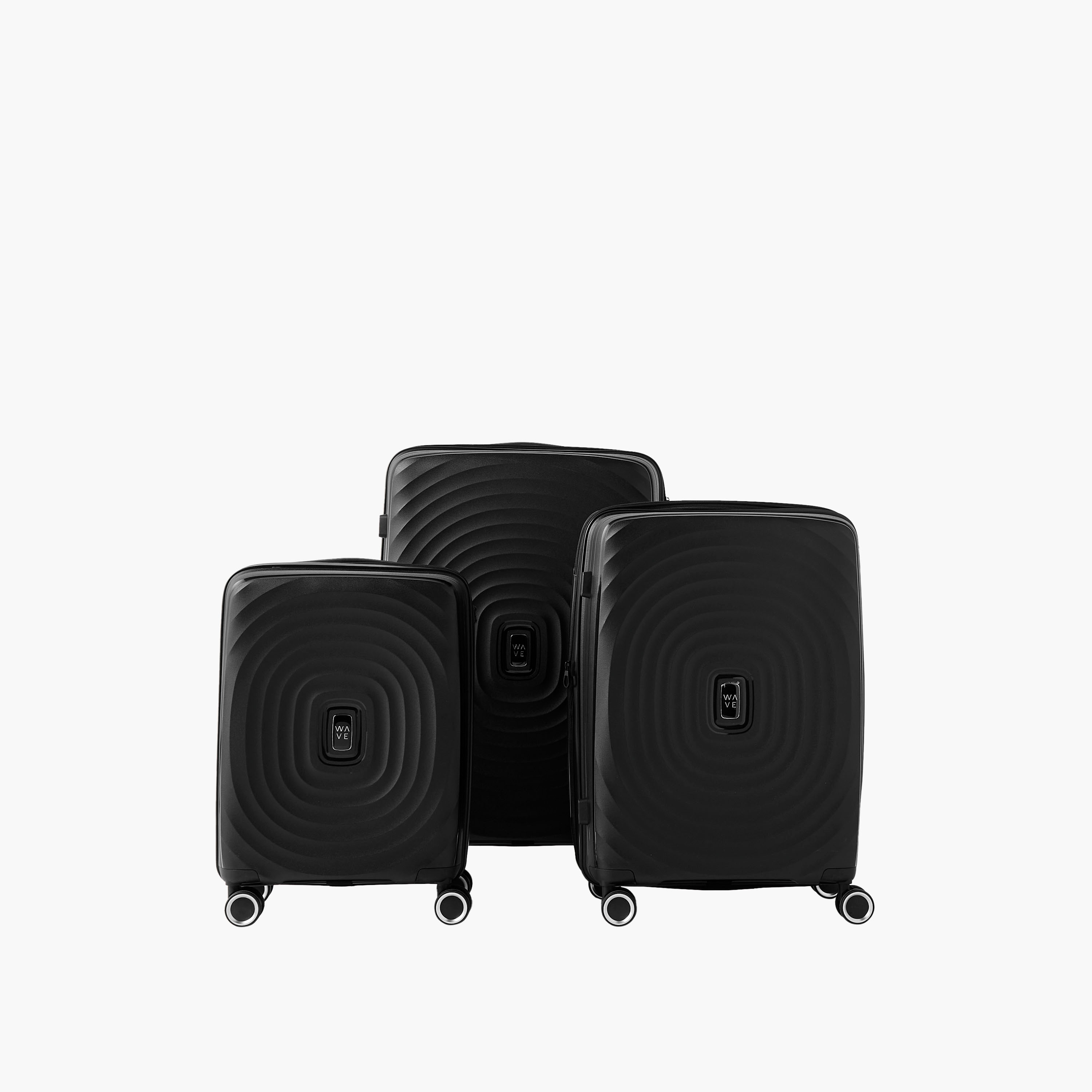 WAVE Textured Hardcase Trolley Bag with Retractable Handle - 20 Inches Check-in Bag-travel-luggagesandbags-luggage-image-9