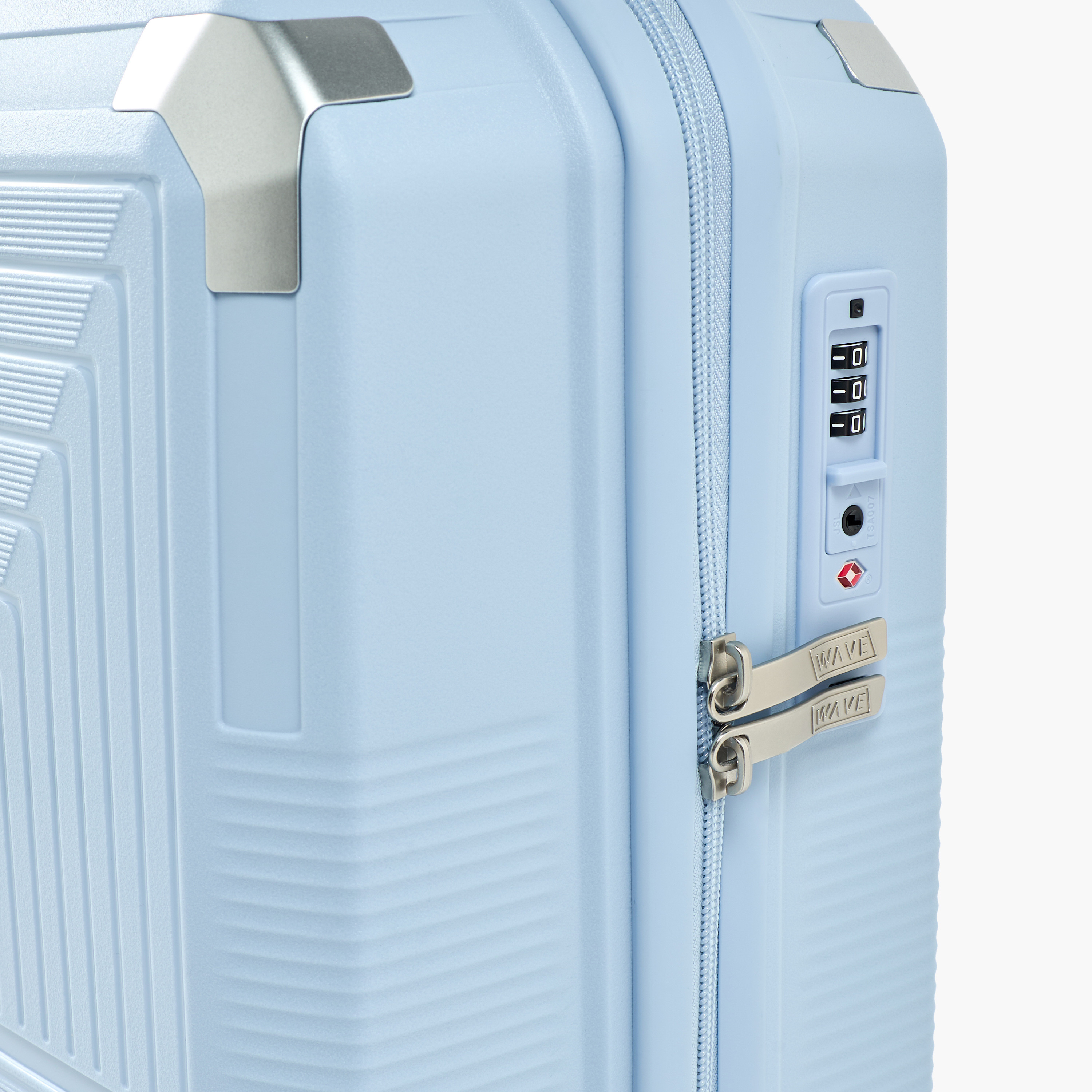 WAVE Textured Hardcase Trolley Bag with Retractable Handle-travel-luggagesandbags-luggage-image-4