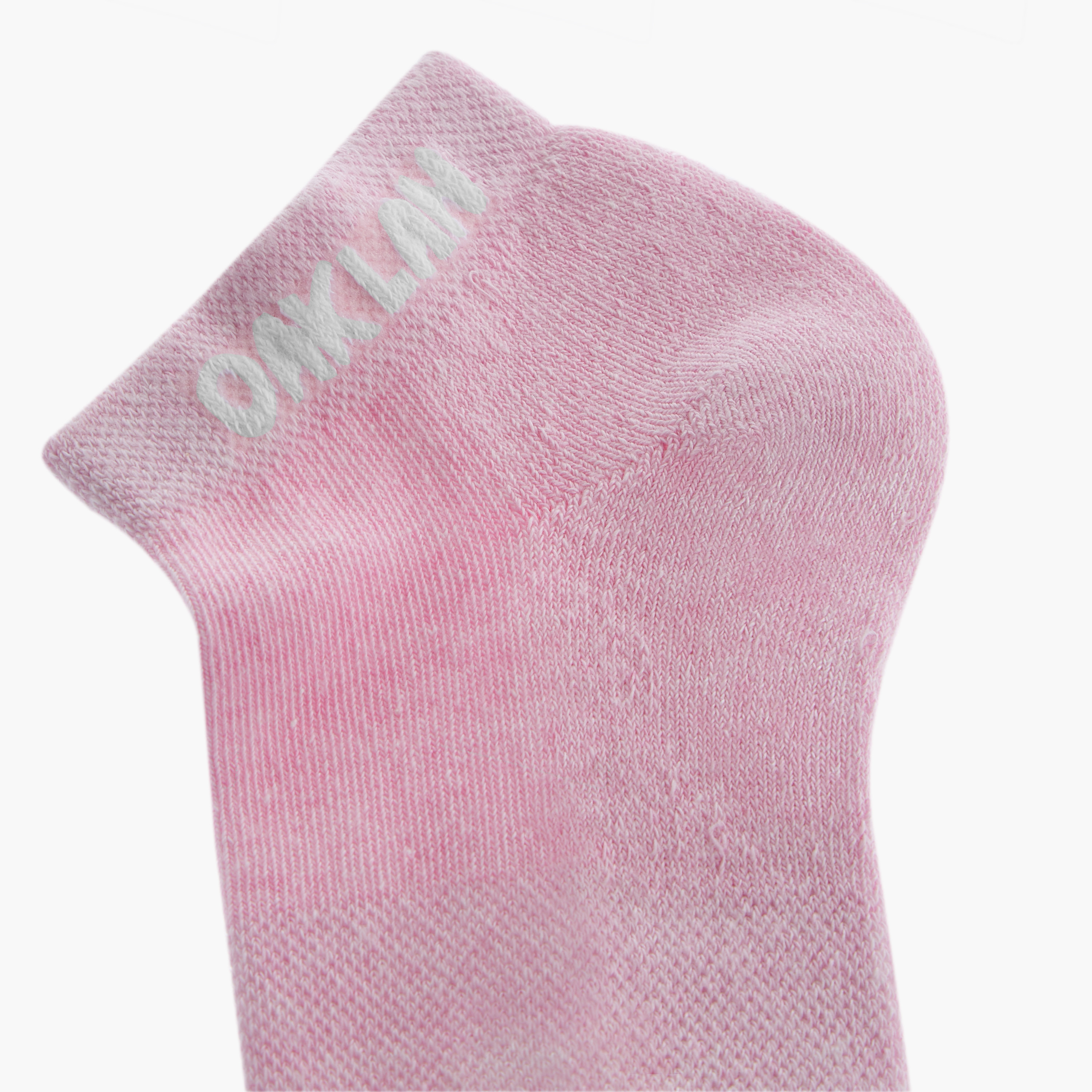 Oaklan by Shoexpress Logo Print Ankle Length Cushioned Socks - Set of 5-women-socksandstockings-image-5